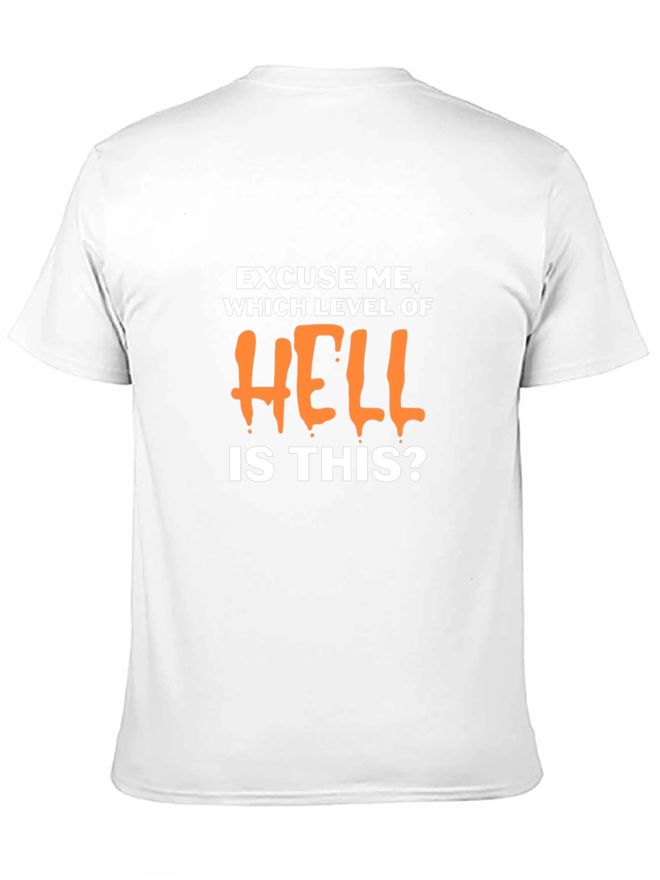 Humorous Which Level of Hell Graphic T-Shirt
