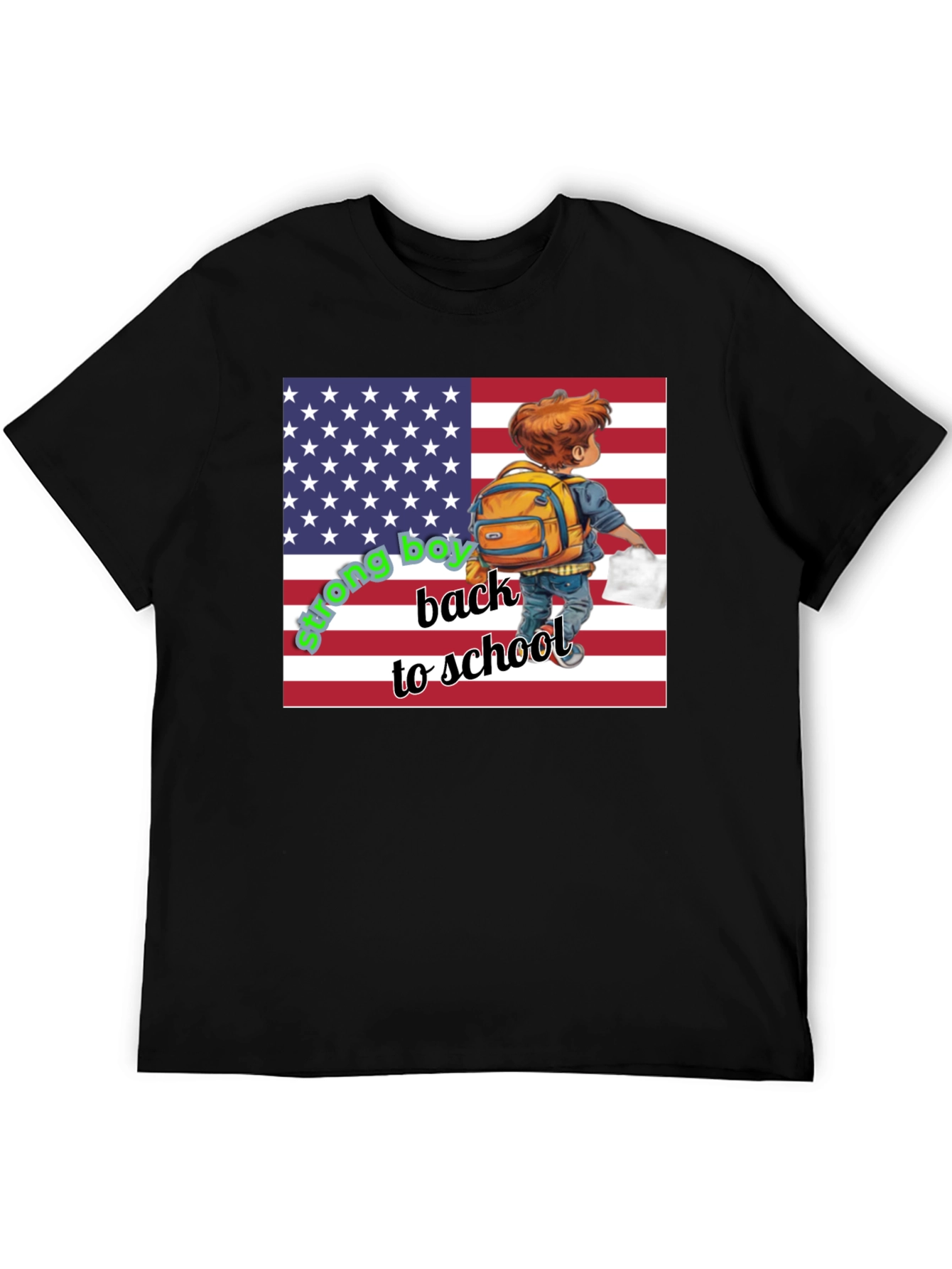Back to School USA Flag T-Shirt