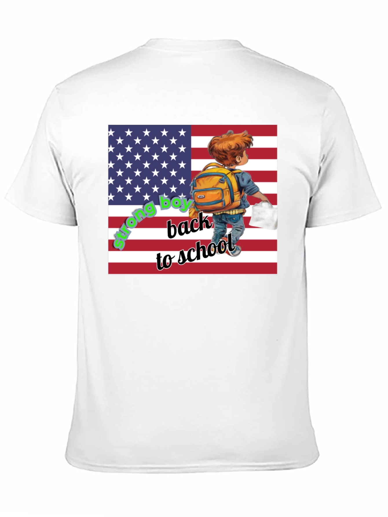 Back to School USA Flag T-Shirt