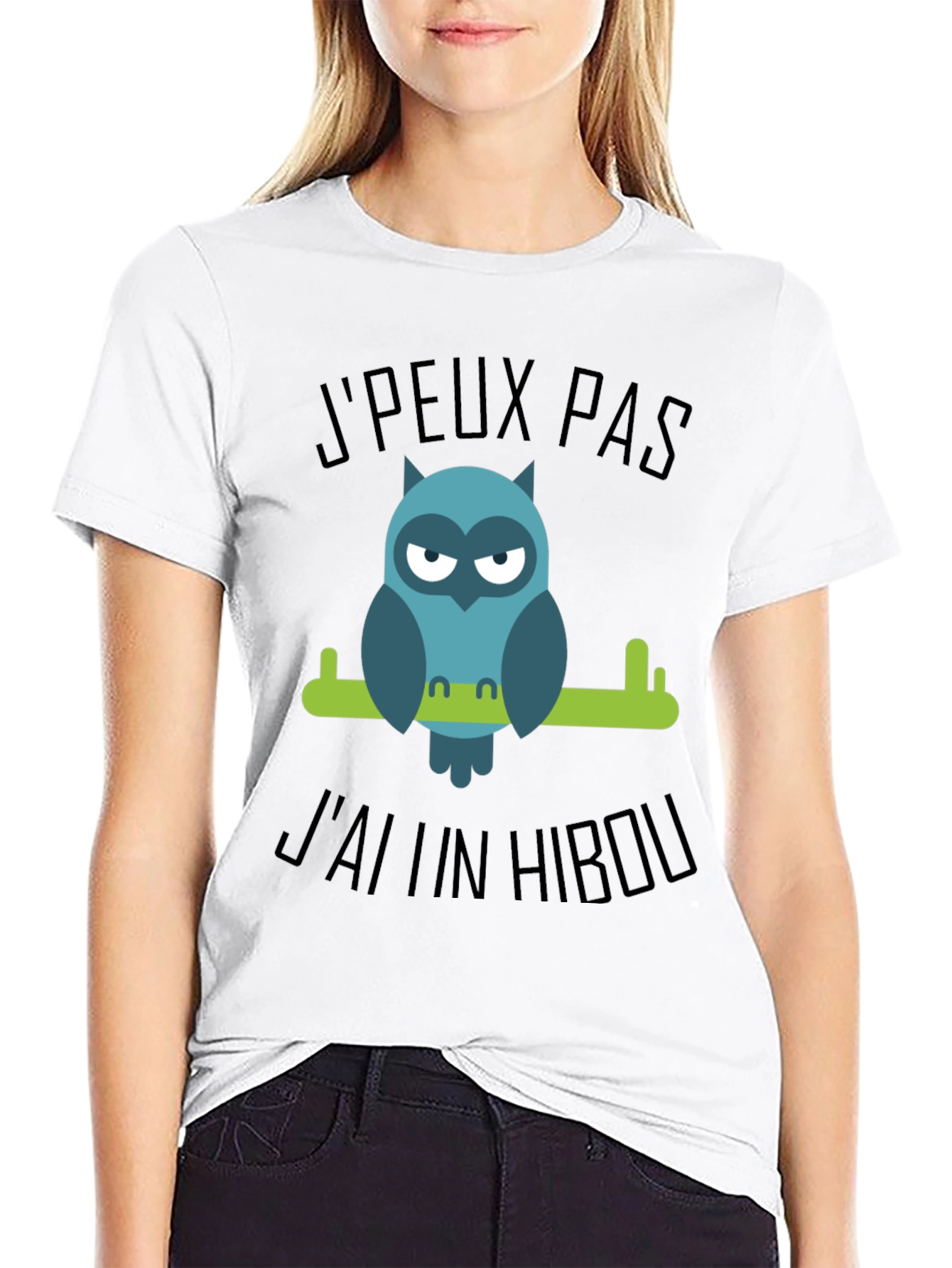 Owl Graphic T-Shirt - Jpeux pas jai un hibou