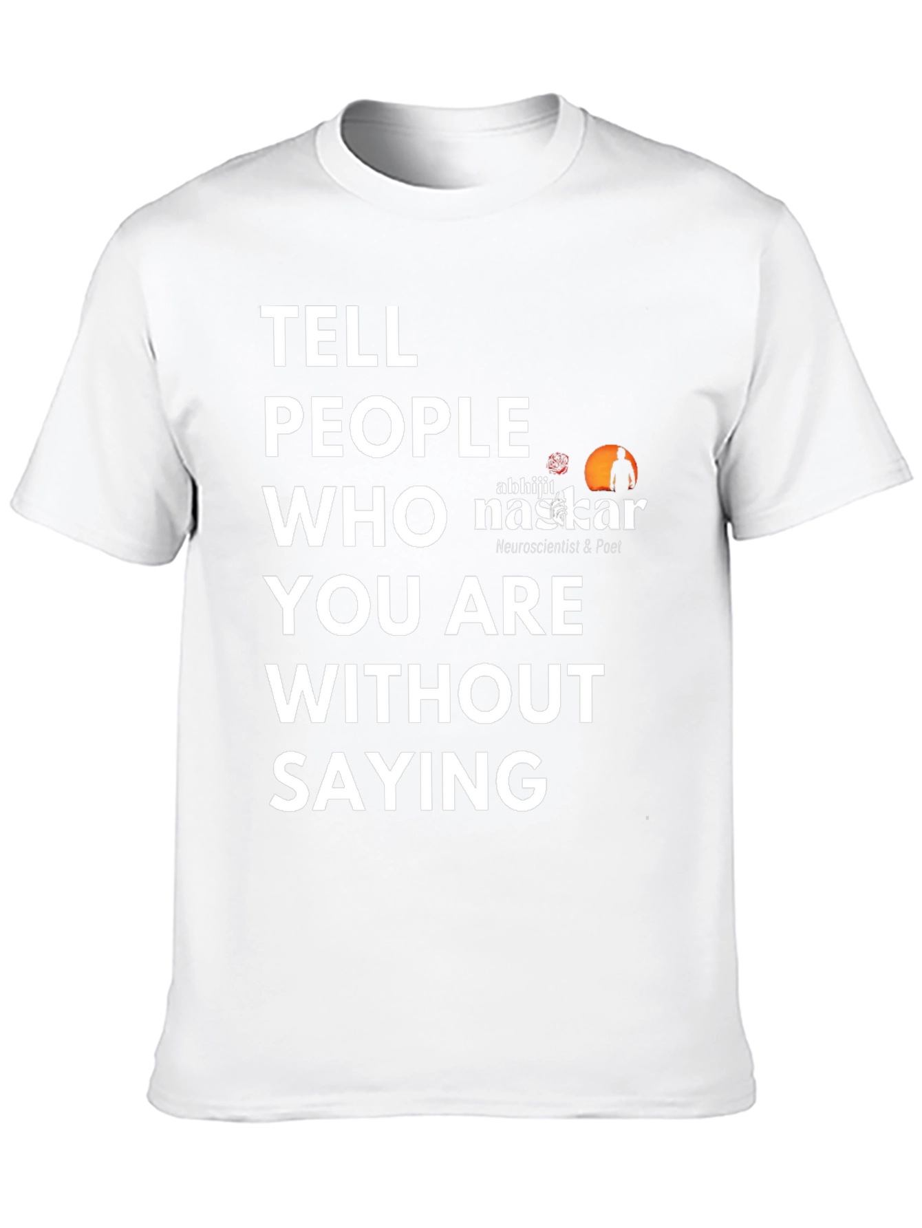 Tell People Who You Are Black T-Shirt