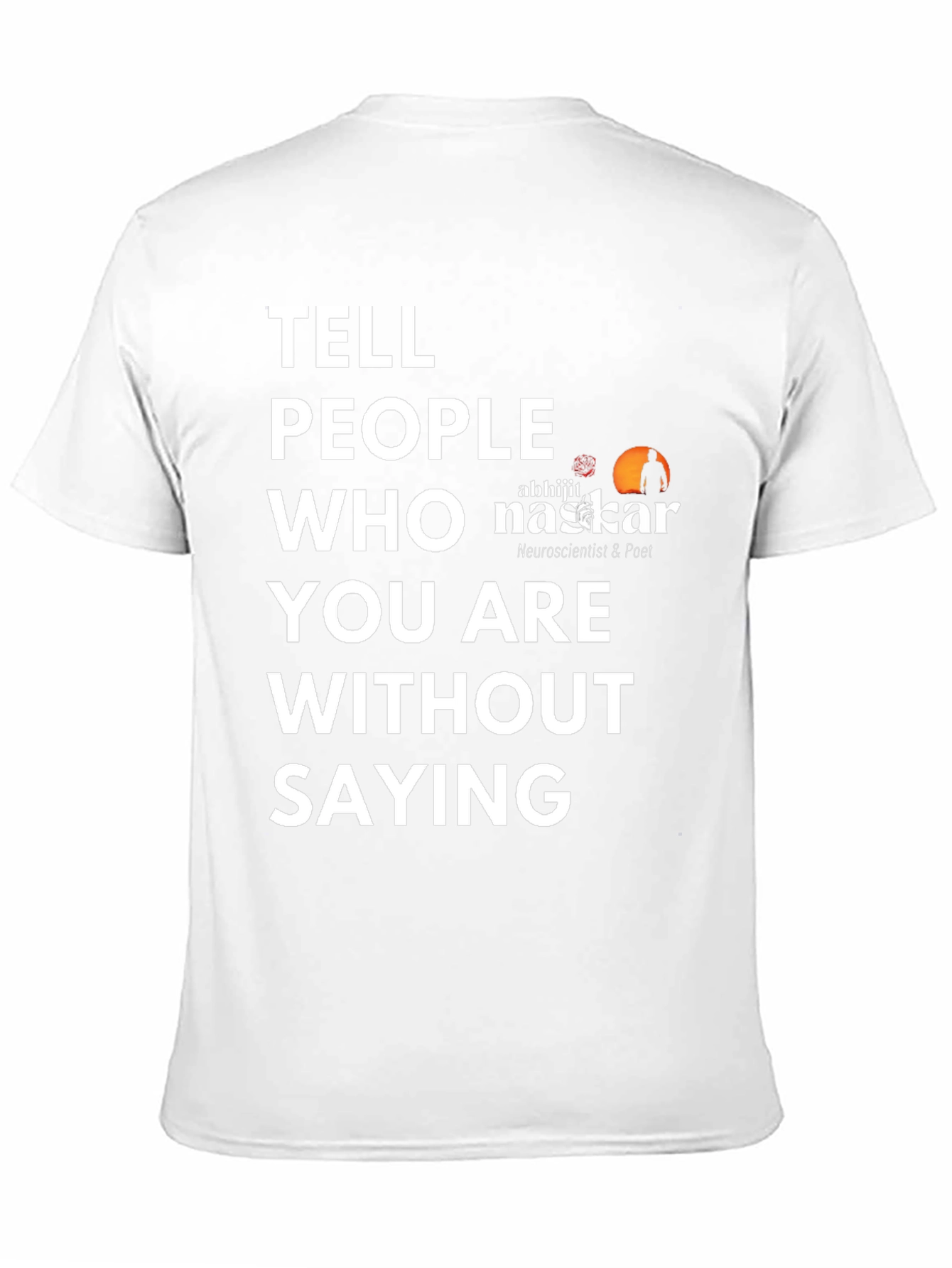 Tell People Who You Are Black T-Shirt