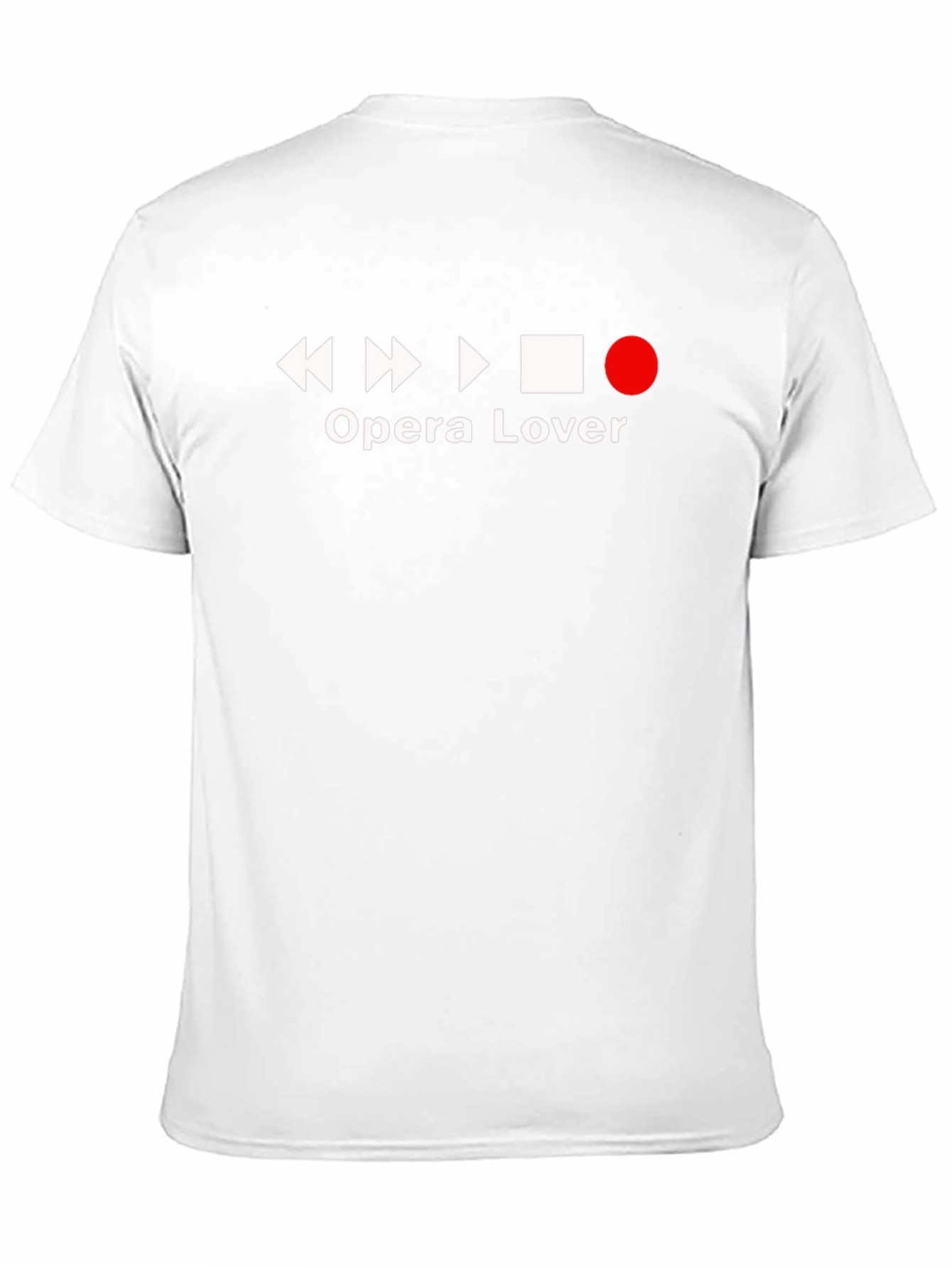 Opera Lover Graphic T-Shirt - Black Casual Tee
