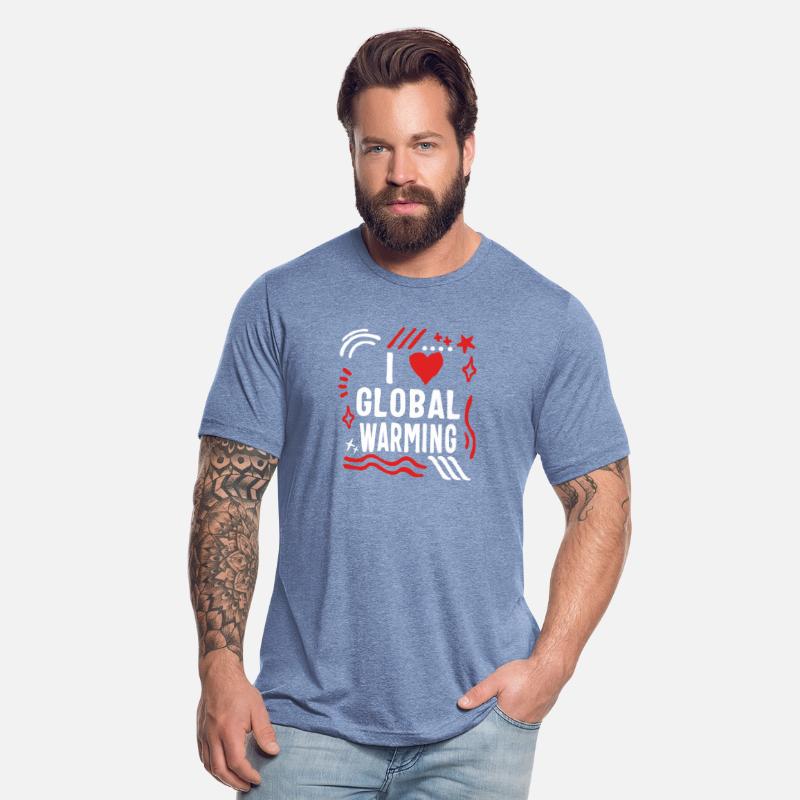 Earth Shirt, I Love Global Warming Funny Tee,
