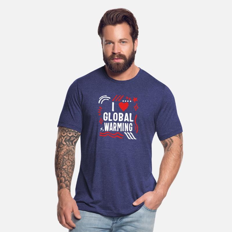 Earth Shirt, I Love Global Warming Funny Tee,