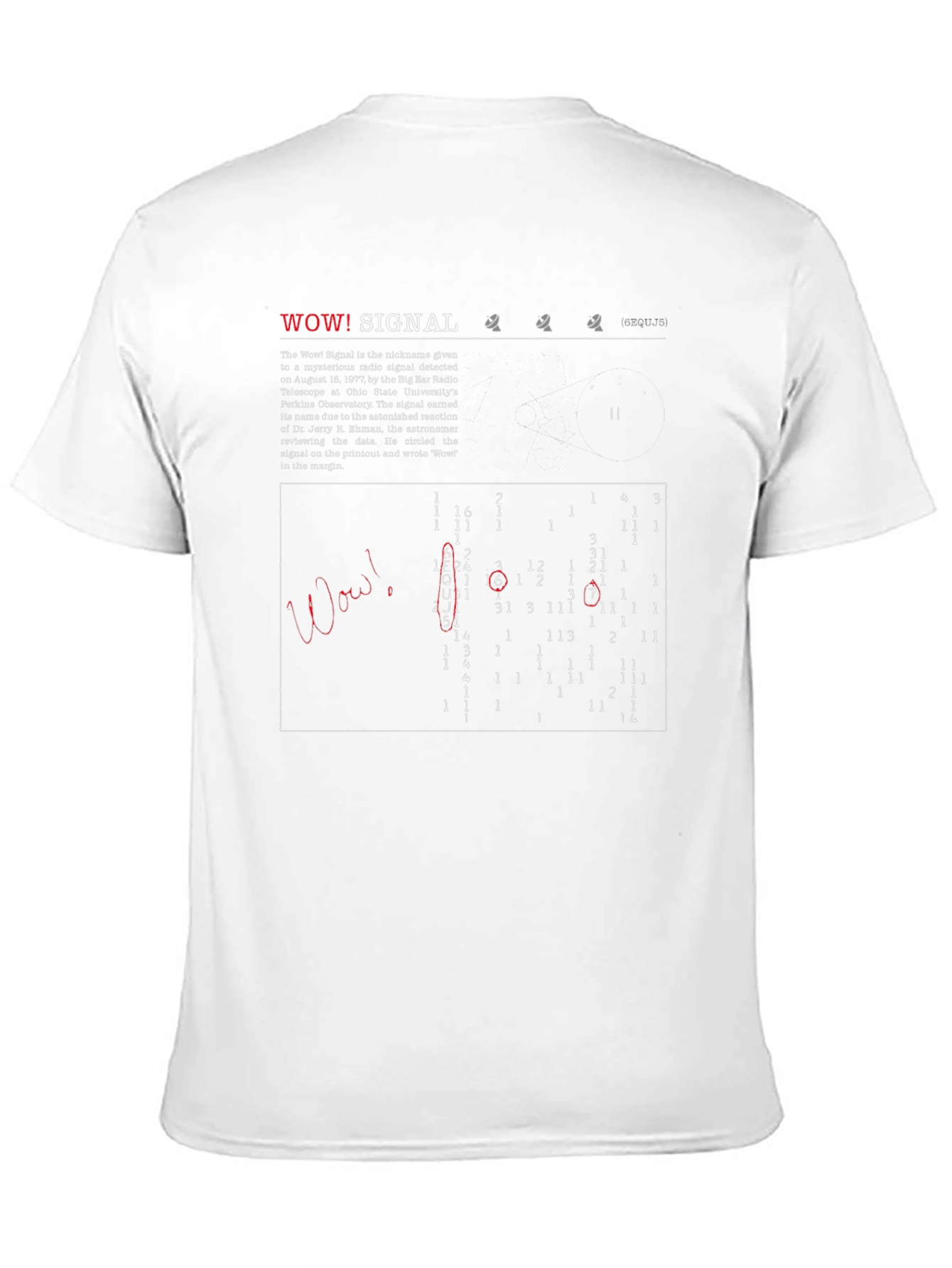 Wow! Signal Tee - Mystery Radio Wave Design