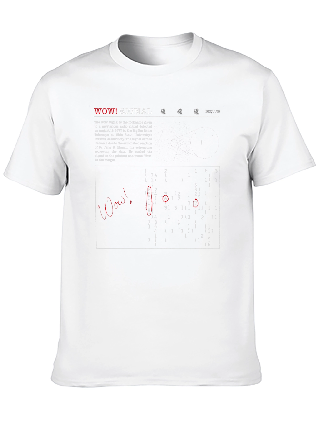 Wow! Signal Tee - Mystery Radio Wave Design
