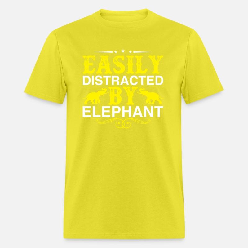Easily Distracted By Elephant Lover Funny