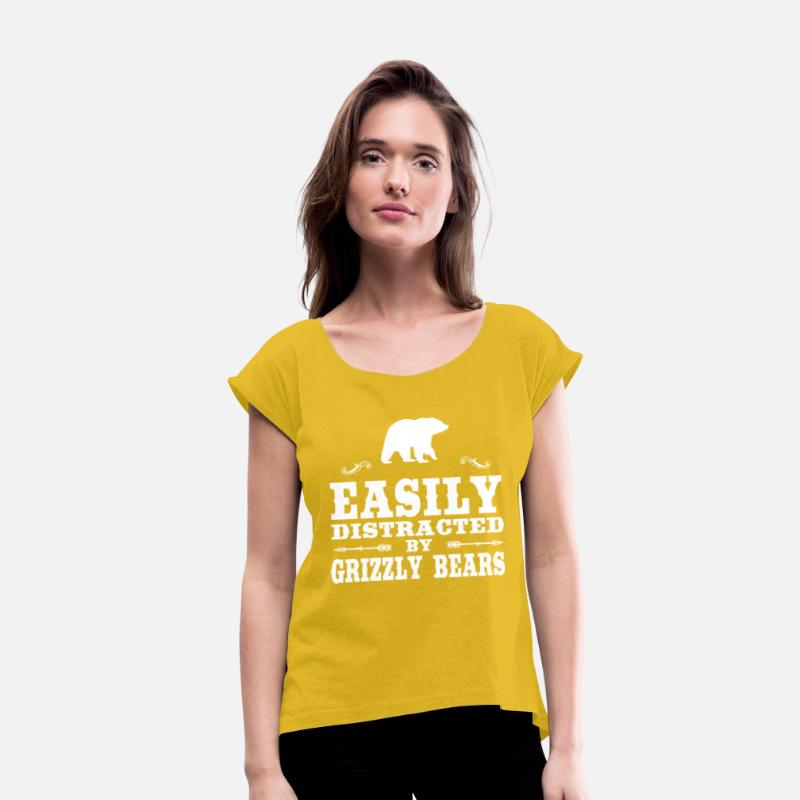 Easily Distracted By Grizzly Bears Funny Grizzly B