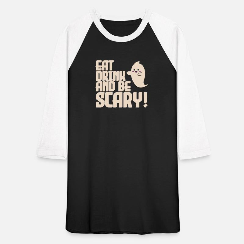 Eat drink and be scary spooky Halloween ghost