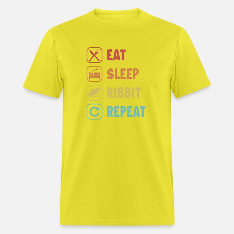 Eat Sleep Ribbit Repeat Bullfrog Tadpoles Froggy