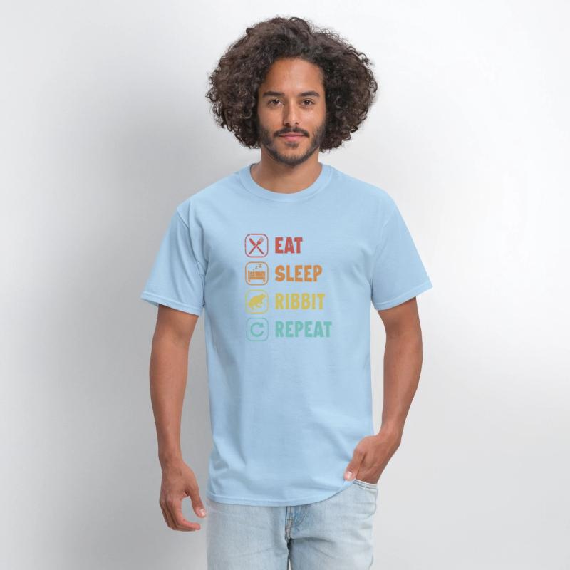 Eat Sleep Ribbit Repeat Bullfrog Tadpoles Froggy