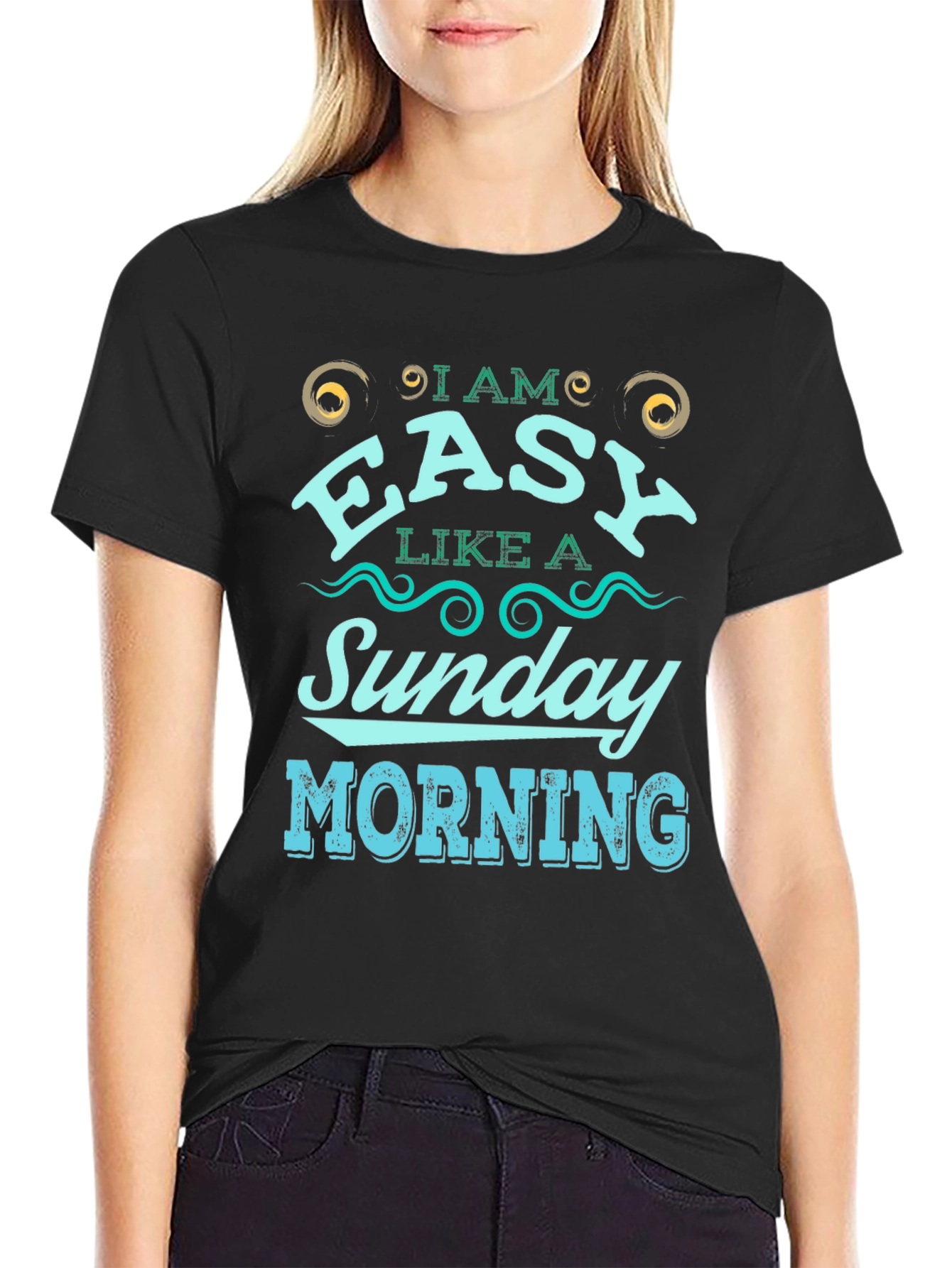 Easy Like A Sunday Morning Graphic Tee