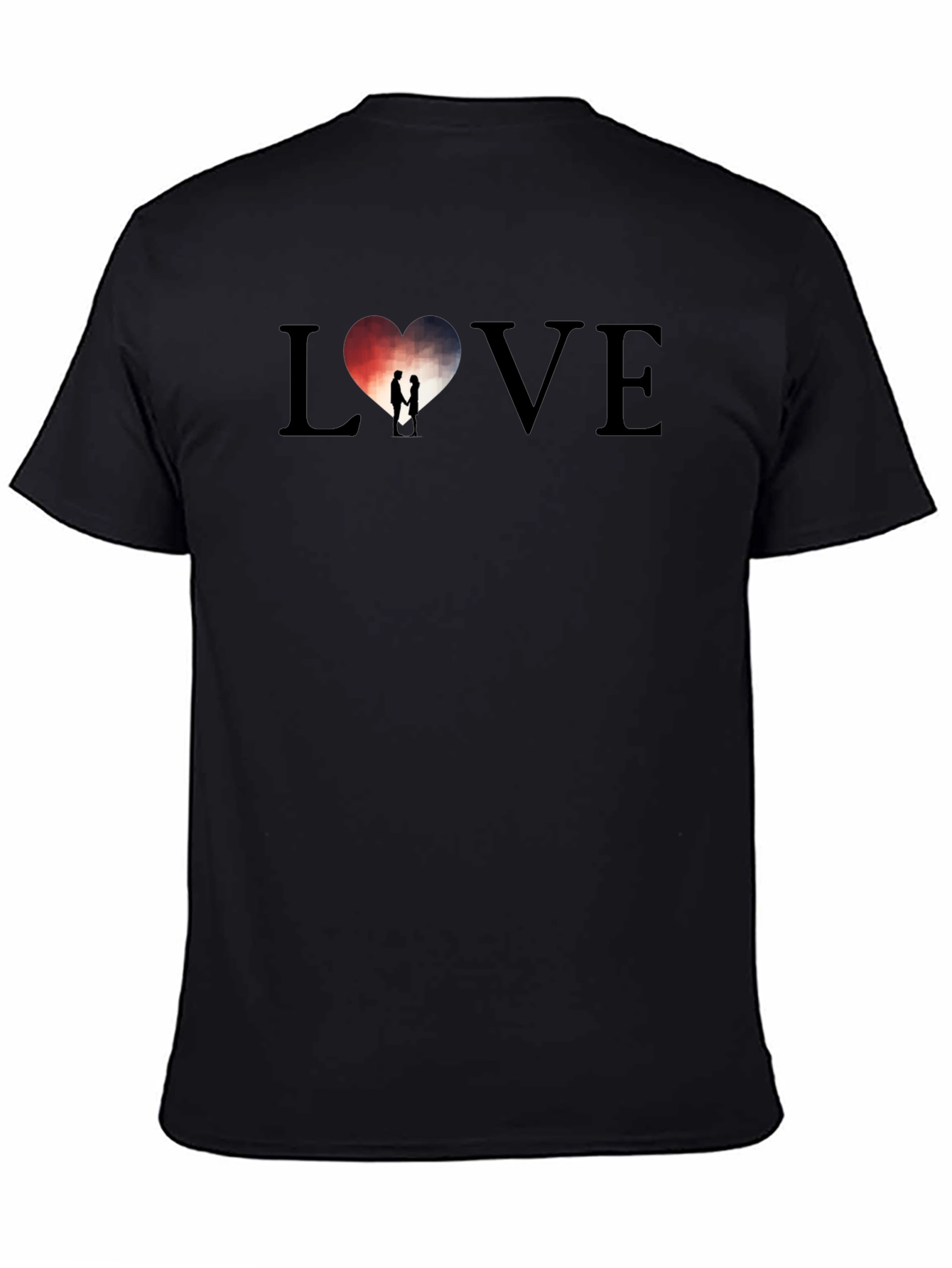 LOVE Heart Graphic Tee - Stylish Mens T-Shirt