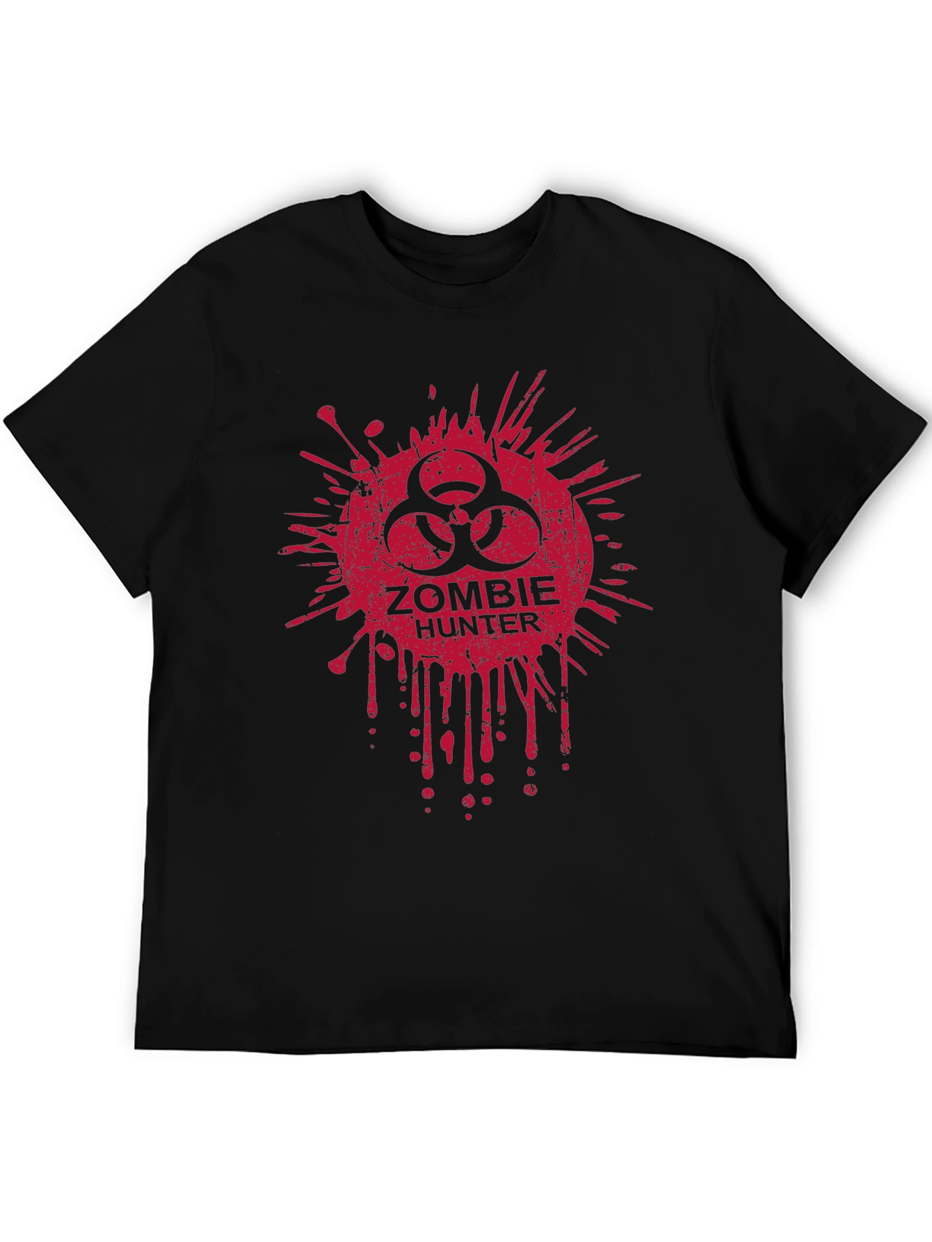Zombie Hunter Graphic T-Shirt - Biohazard Design