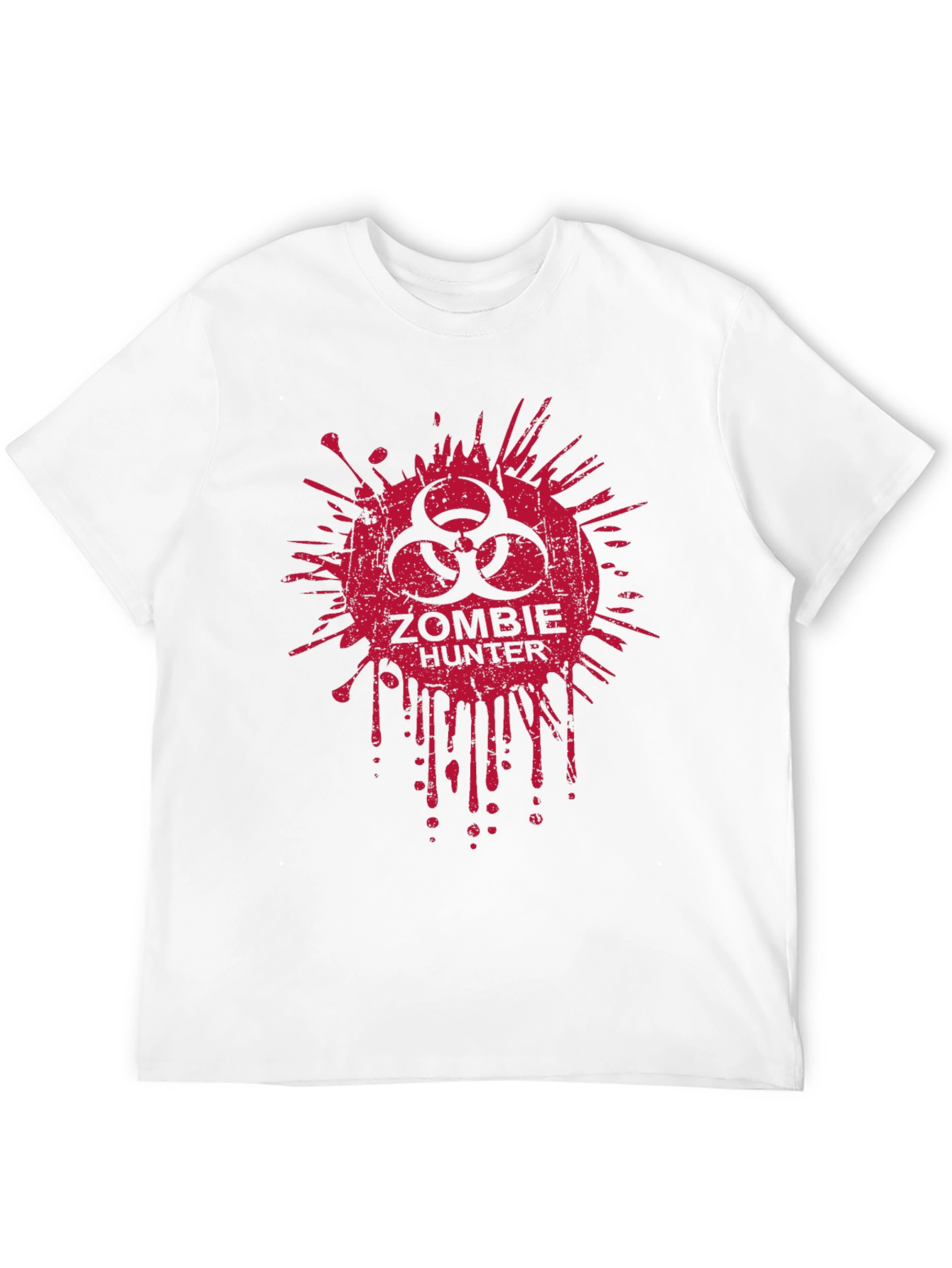 Zombie Hunter Graphic T-Shirt - Biohazard Design