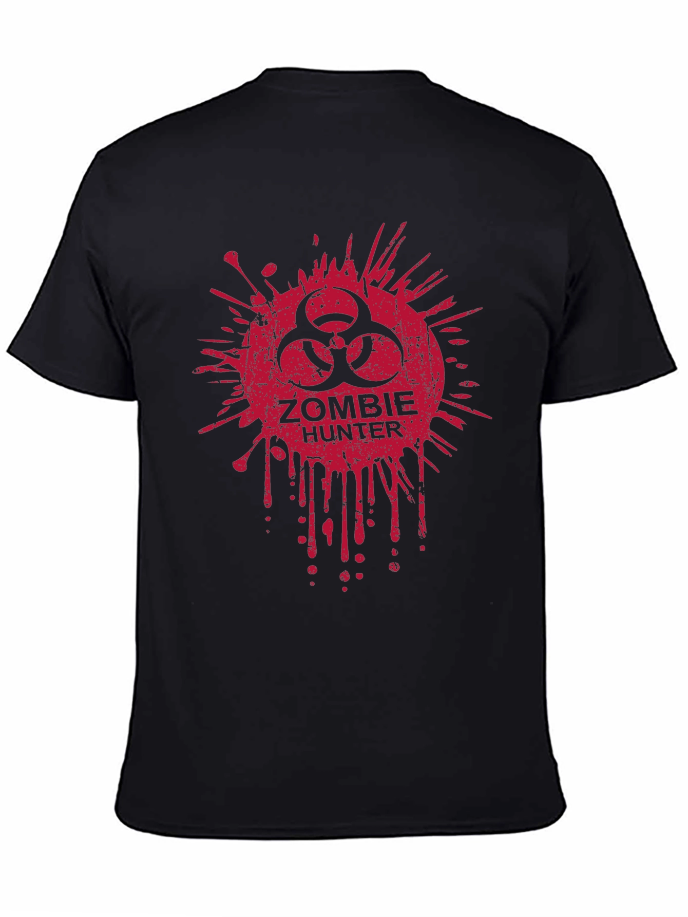 Zombie Hunter Graphic T-Shirt - Biohazard Design