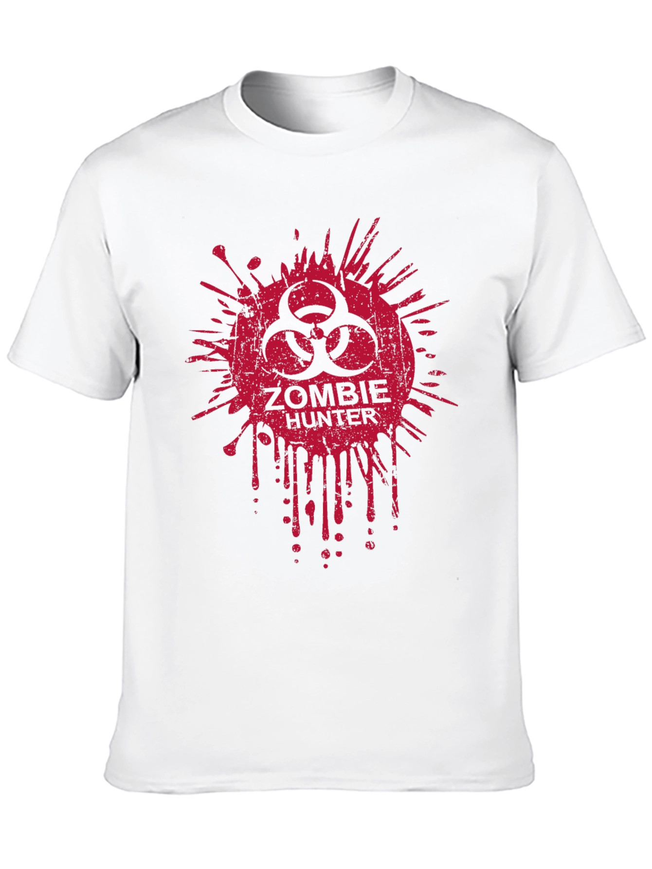 Zombie Hunter Graphic T-Shirt - Biohazard Design