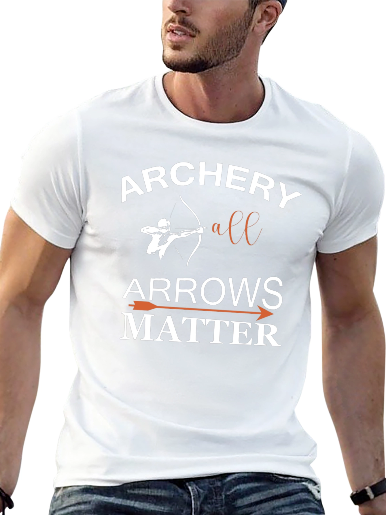 Archery All Arrows Matter Black T-Shirt