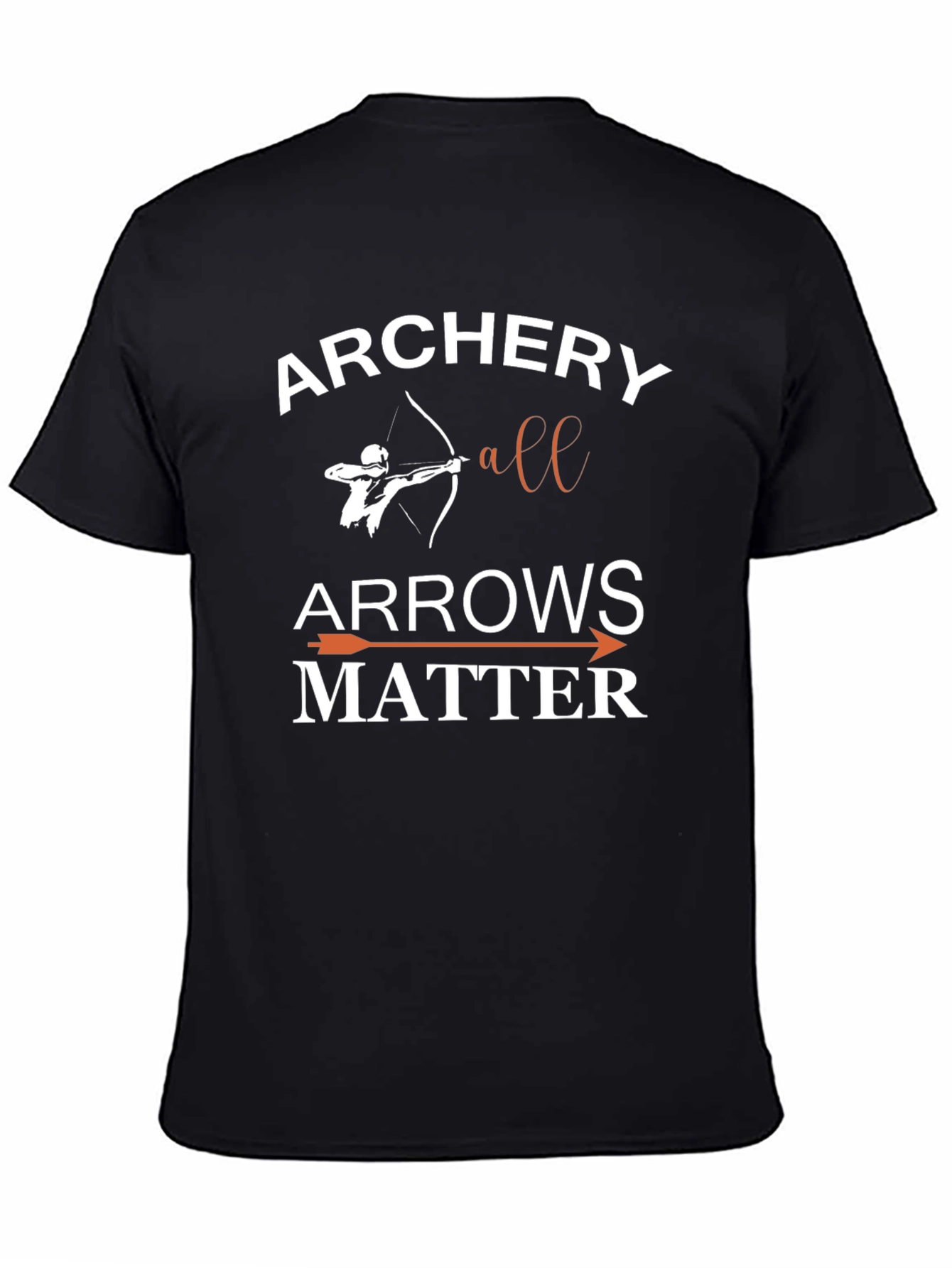 Archery All Arrows Matter Black T-Shirt