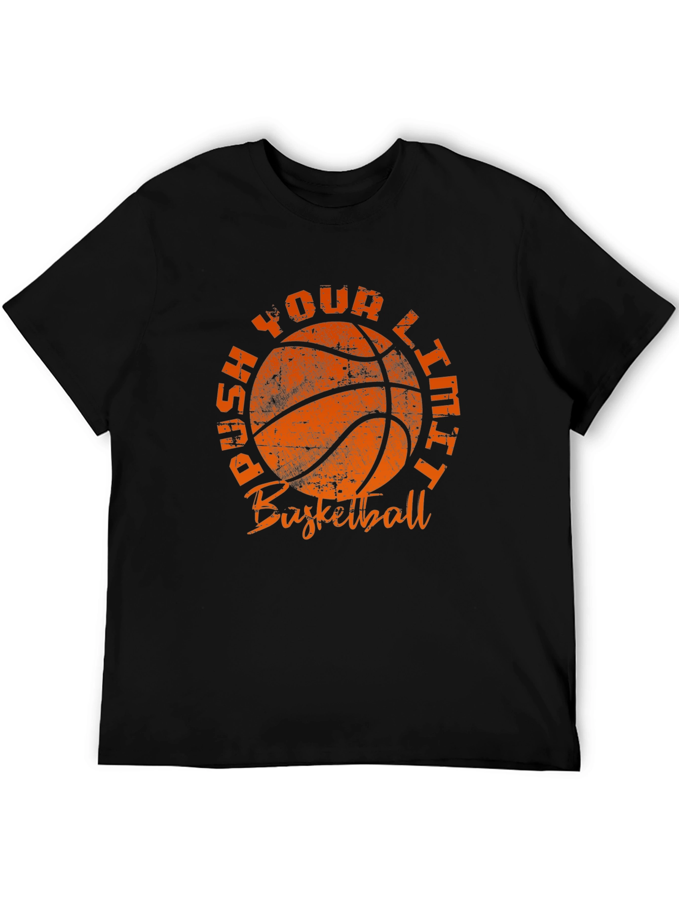Push Your Limit Basketball Graphic T-Shirt