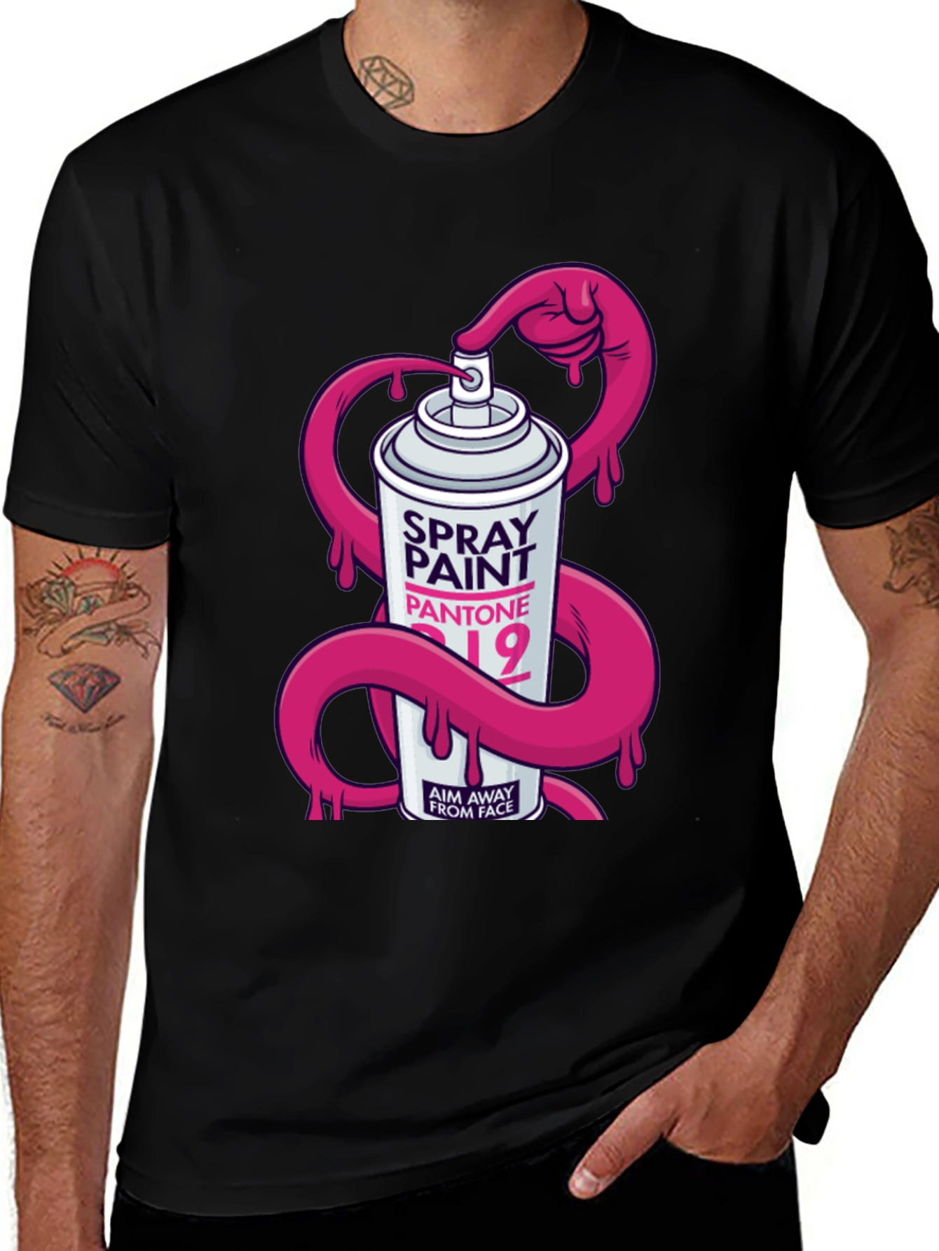 Spray Paint Pantone 12 Graphic Tee
