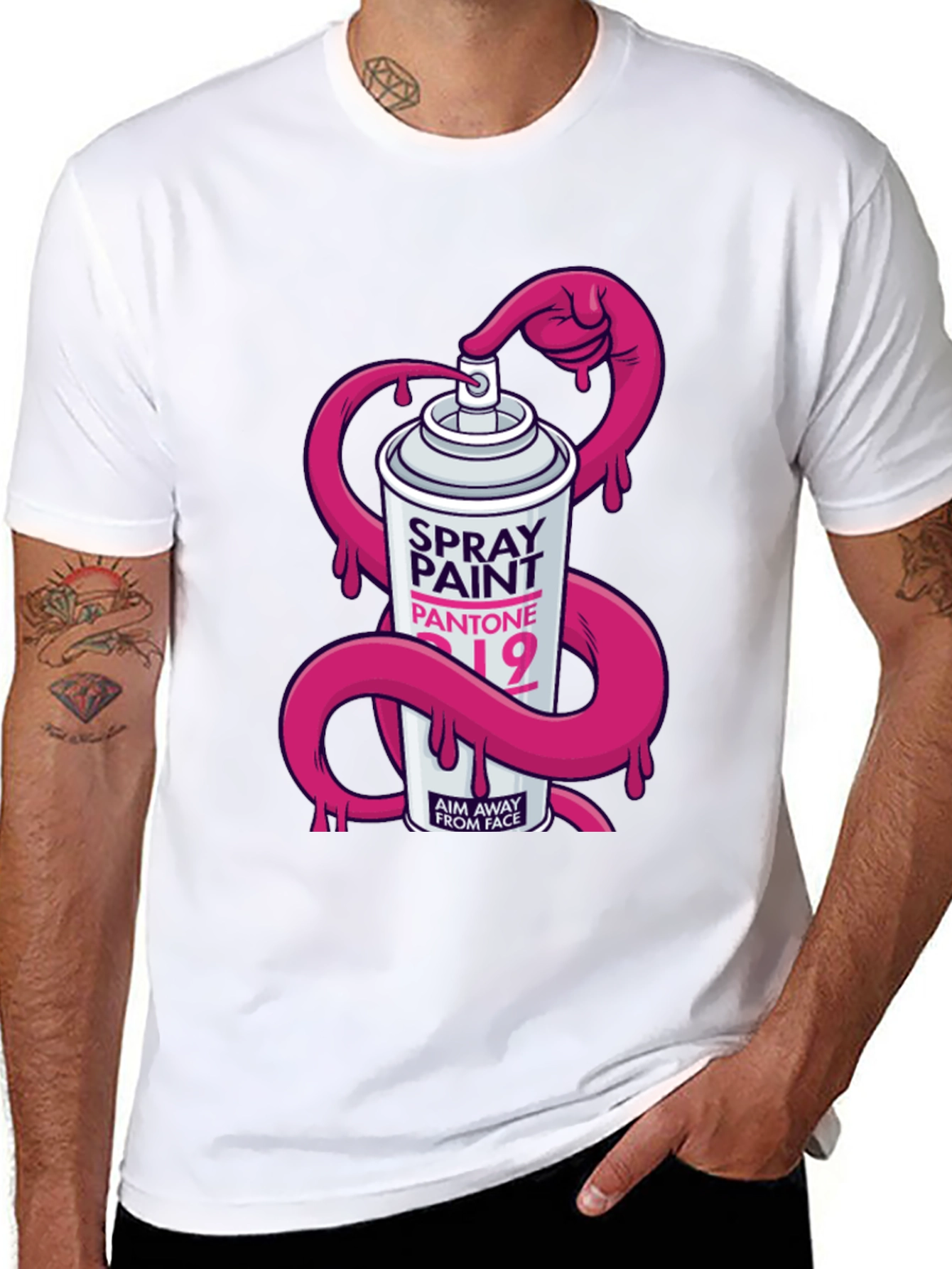 Spray Paint Pantone 12 Graphic Tee