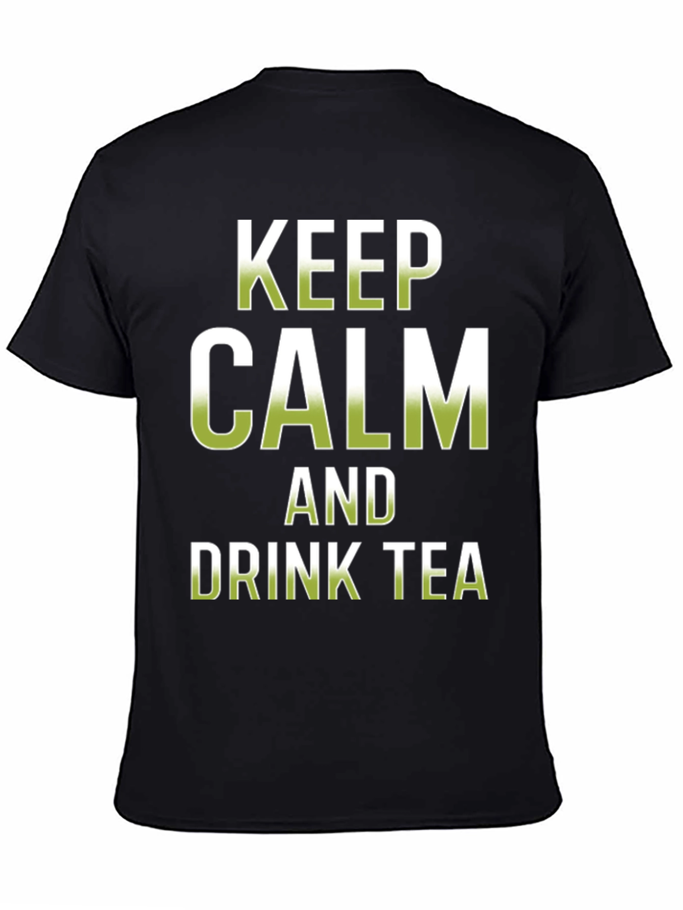 Keep Calm and Drink Tea Black T-Shirt