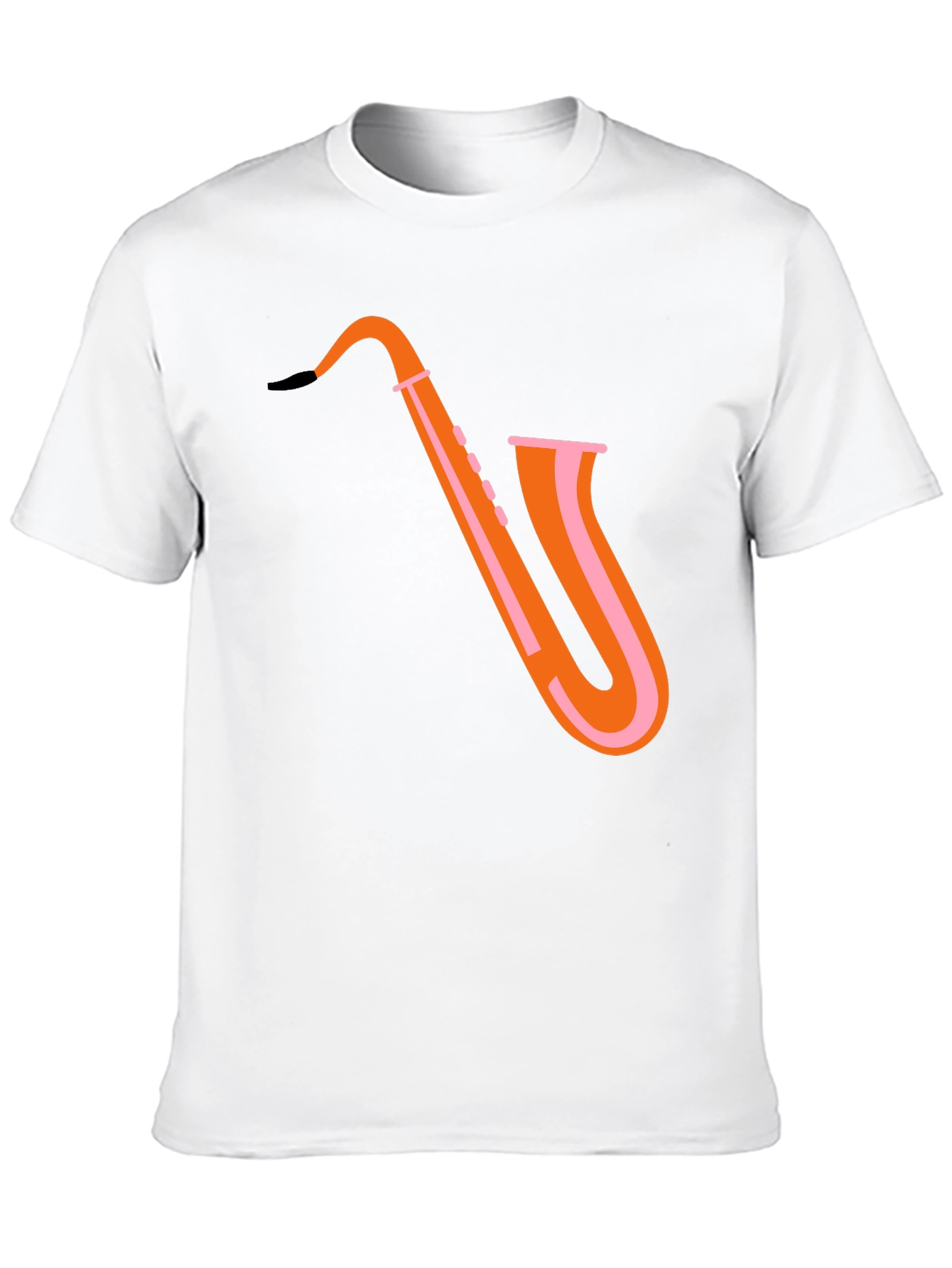 Saxophone Graphic Tee - Trendy Music Shirt