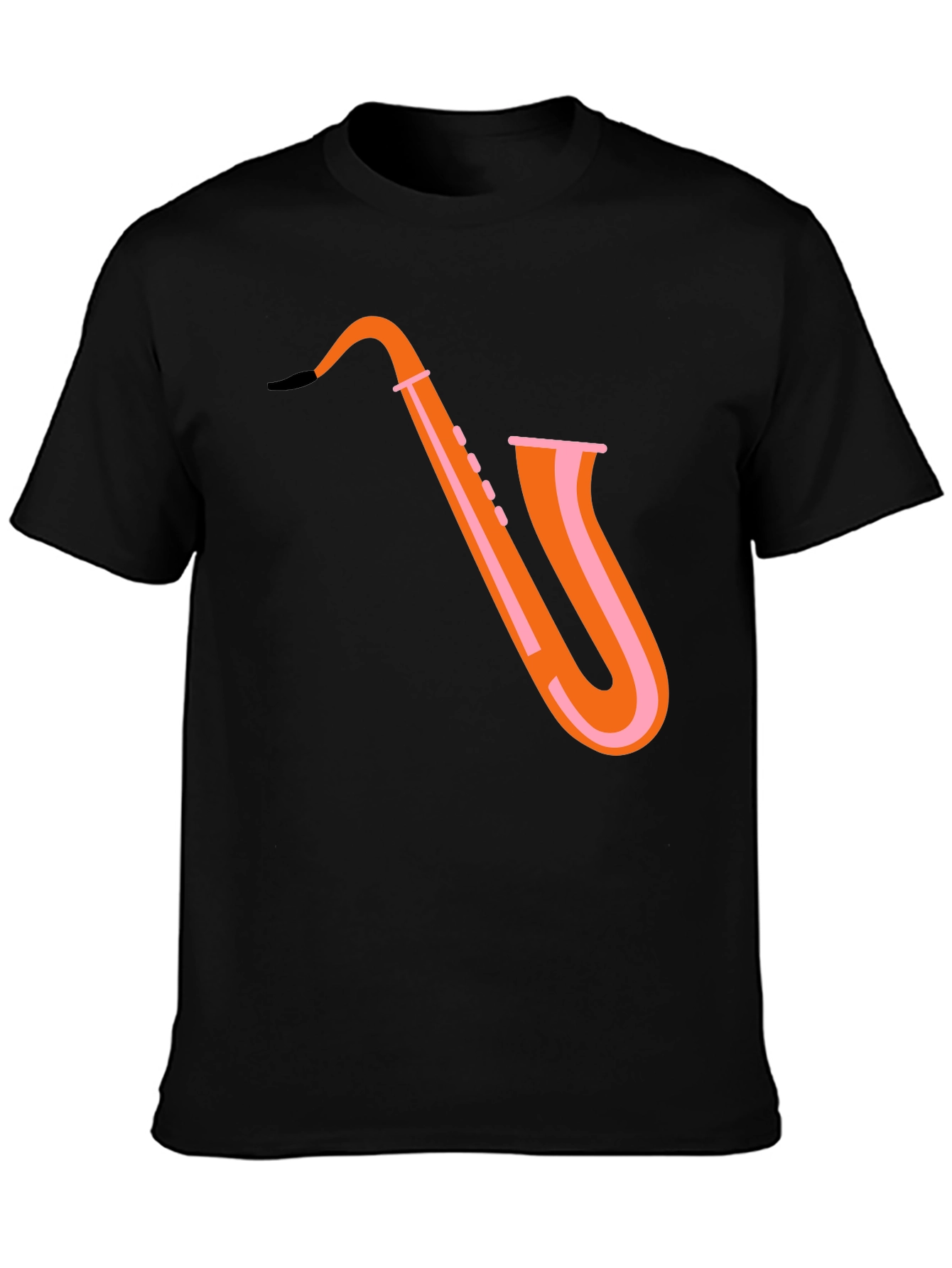 Saxophone Graphic Tee - Trendy Music Shirt
