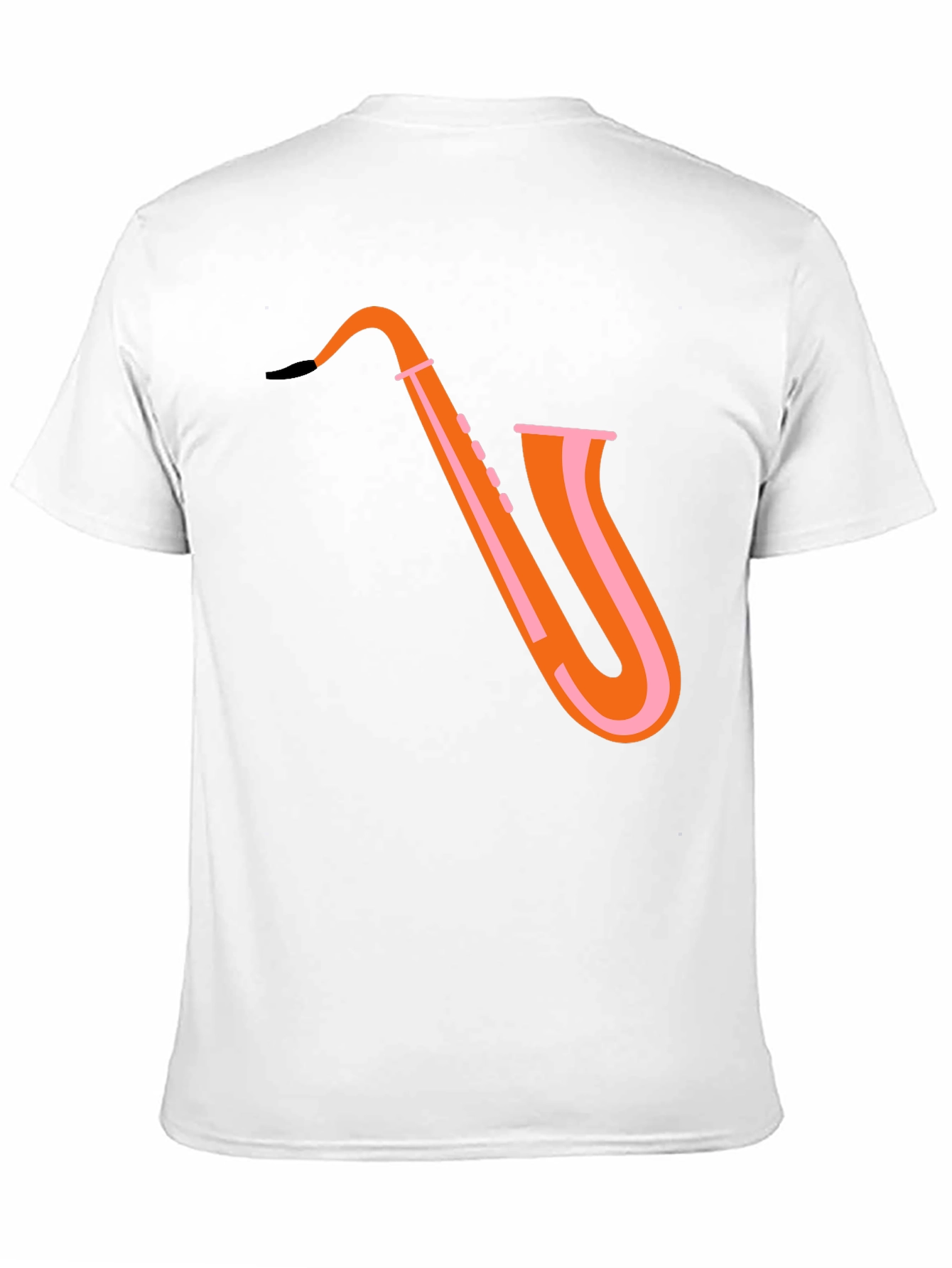 Saxophone Graphic Tee - Trendy Music Shirt