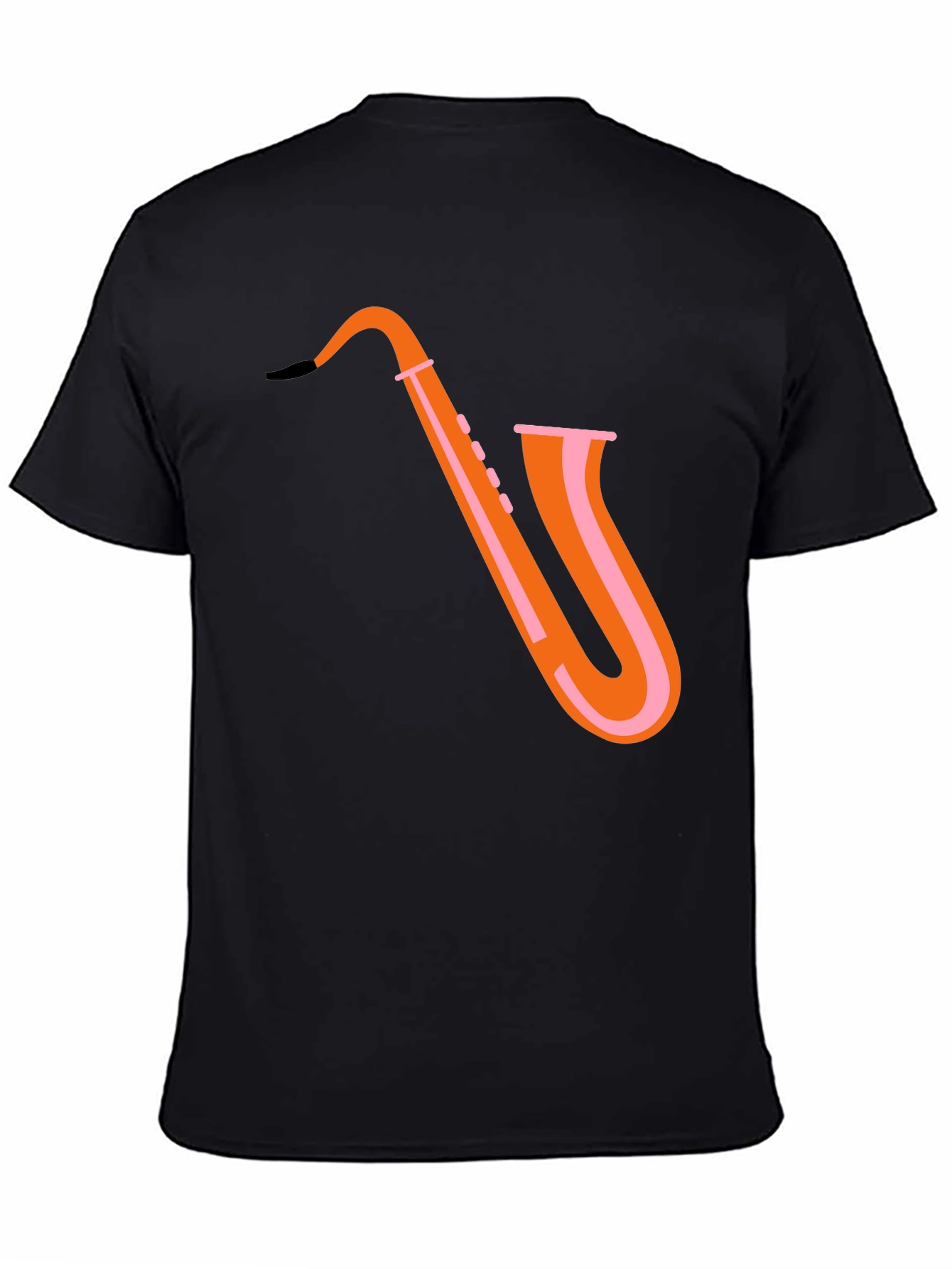 Saxophone Graphic Tee - Trendy Music Shirt