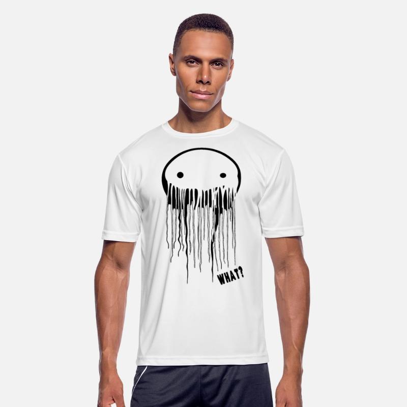 Eerie Evil Jellyfish, Trippy, White Wear