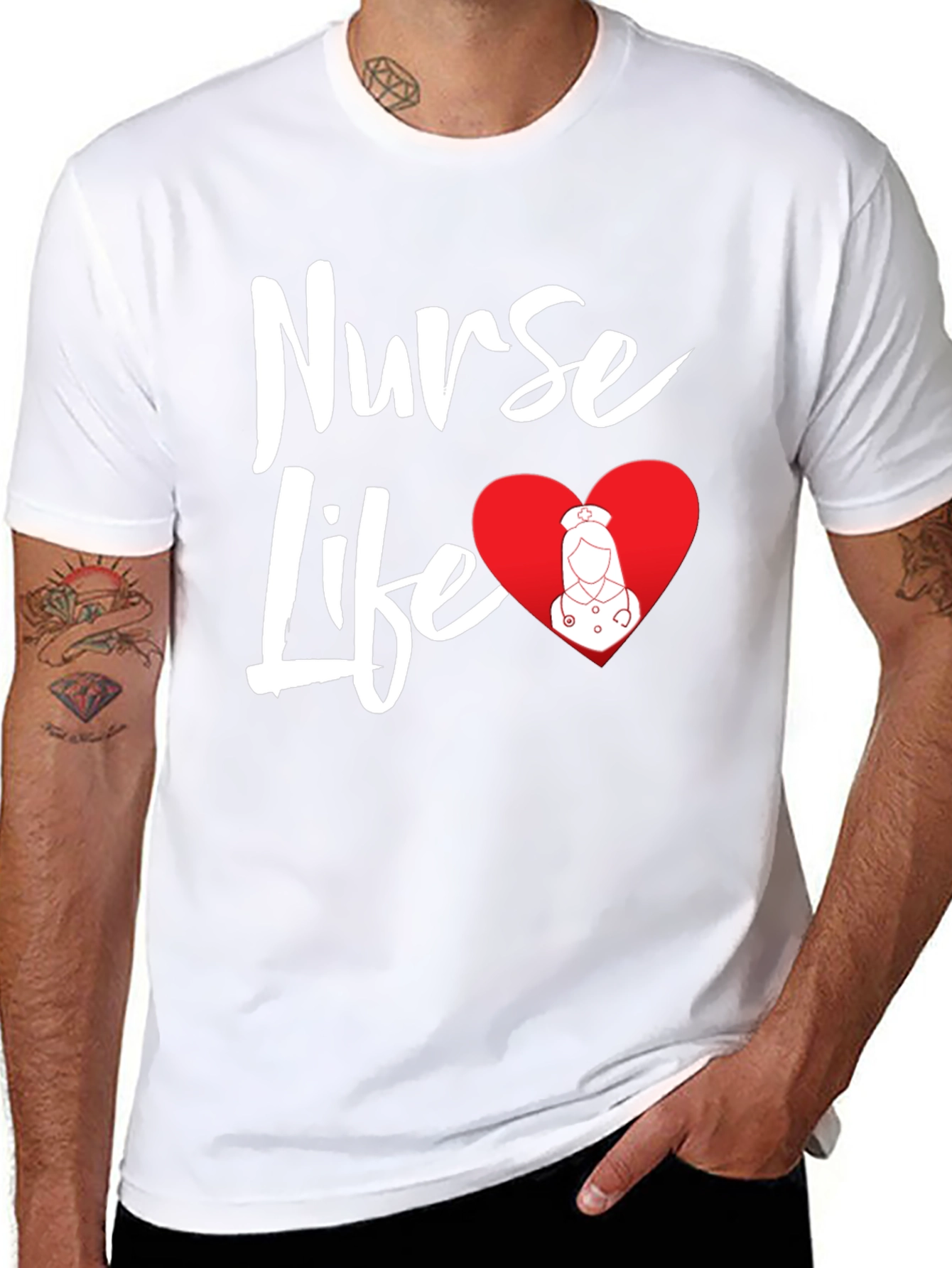 Nurse Life T-Shirt Black Cotton Tee