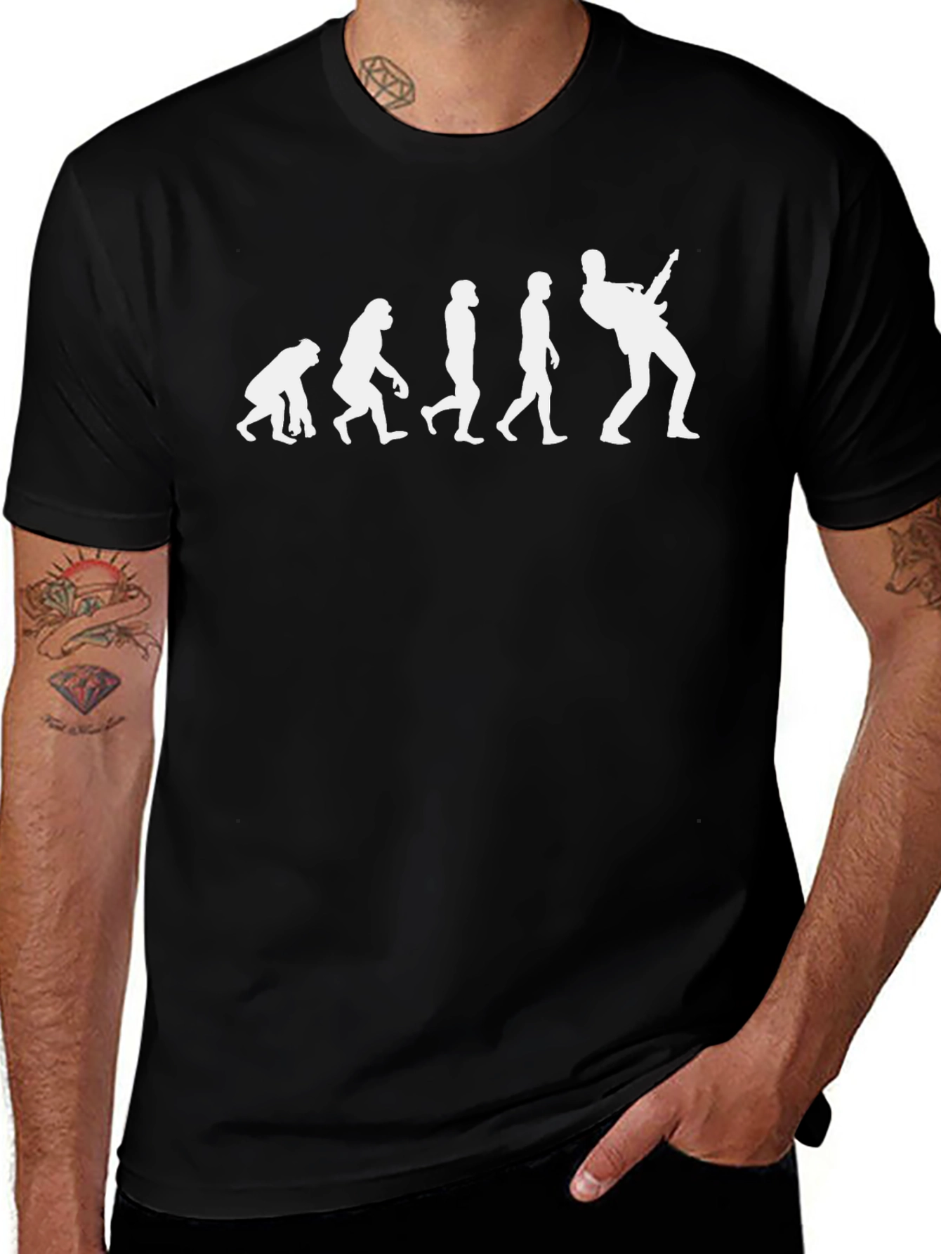 Evolution of Rocker T-Shirt - Black