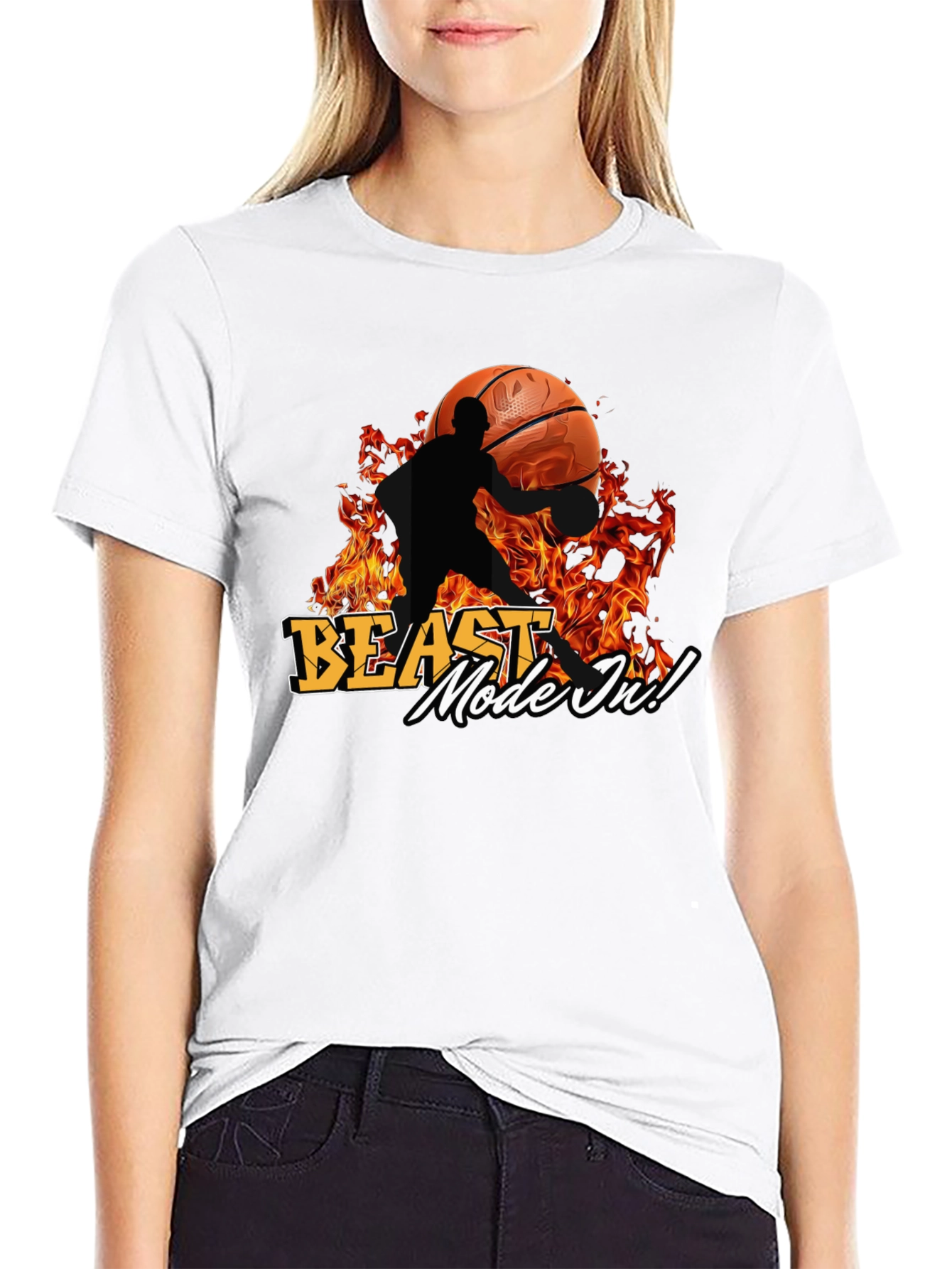 Beast Mode Basketball Graphic Tee