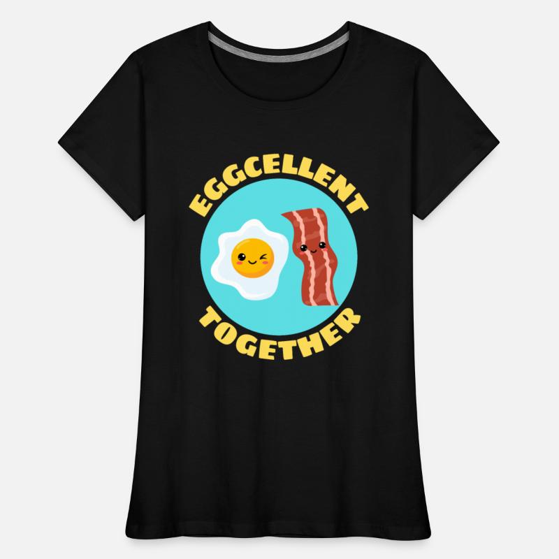 Eggcellent Together | Bacon And Egg Pun