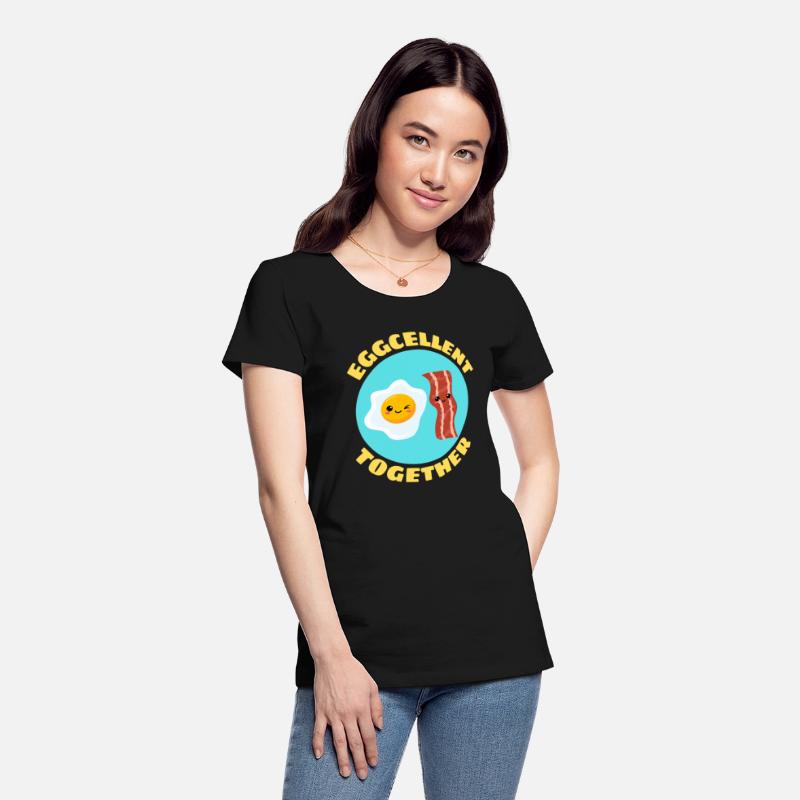Eggcellent Together | Bacon And Egg Pun