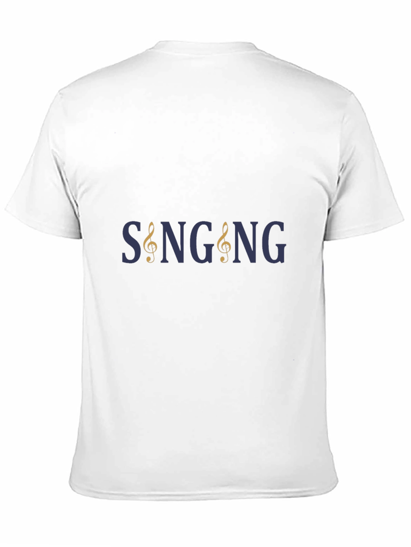 Singing Treble Clef Graphic Tee - Black