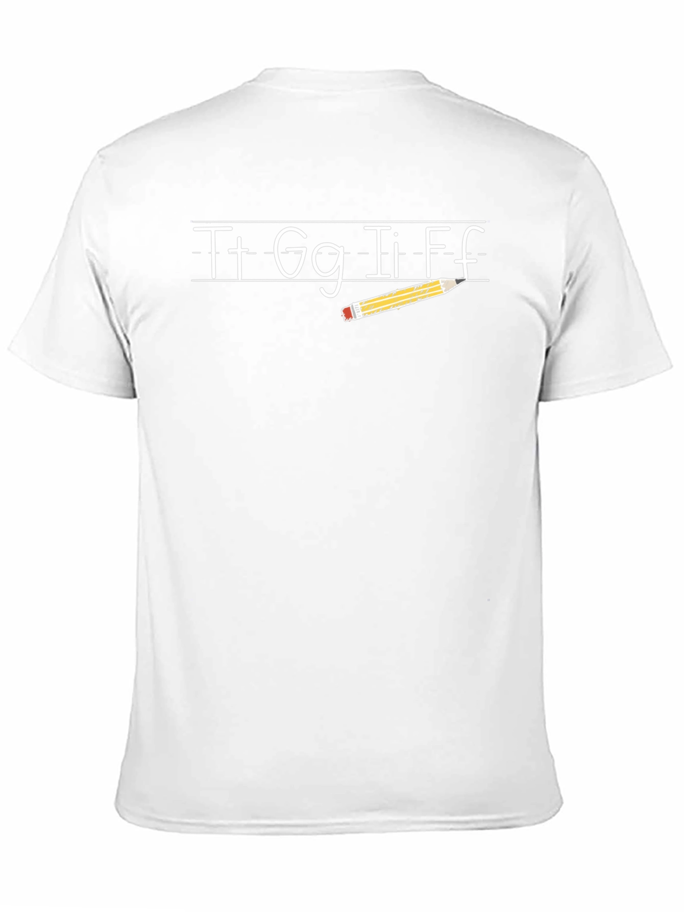 Teacher Alphabet Pencil T-Shirt