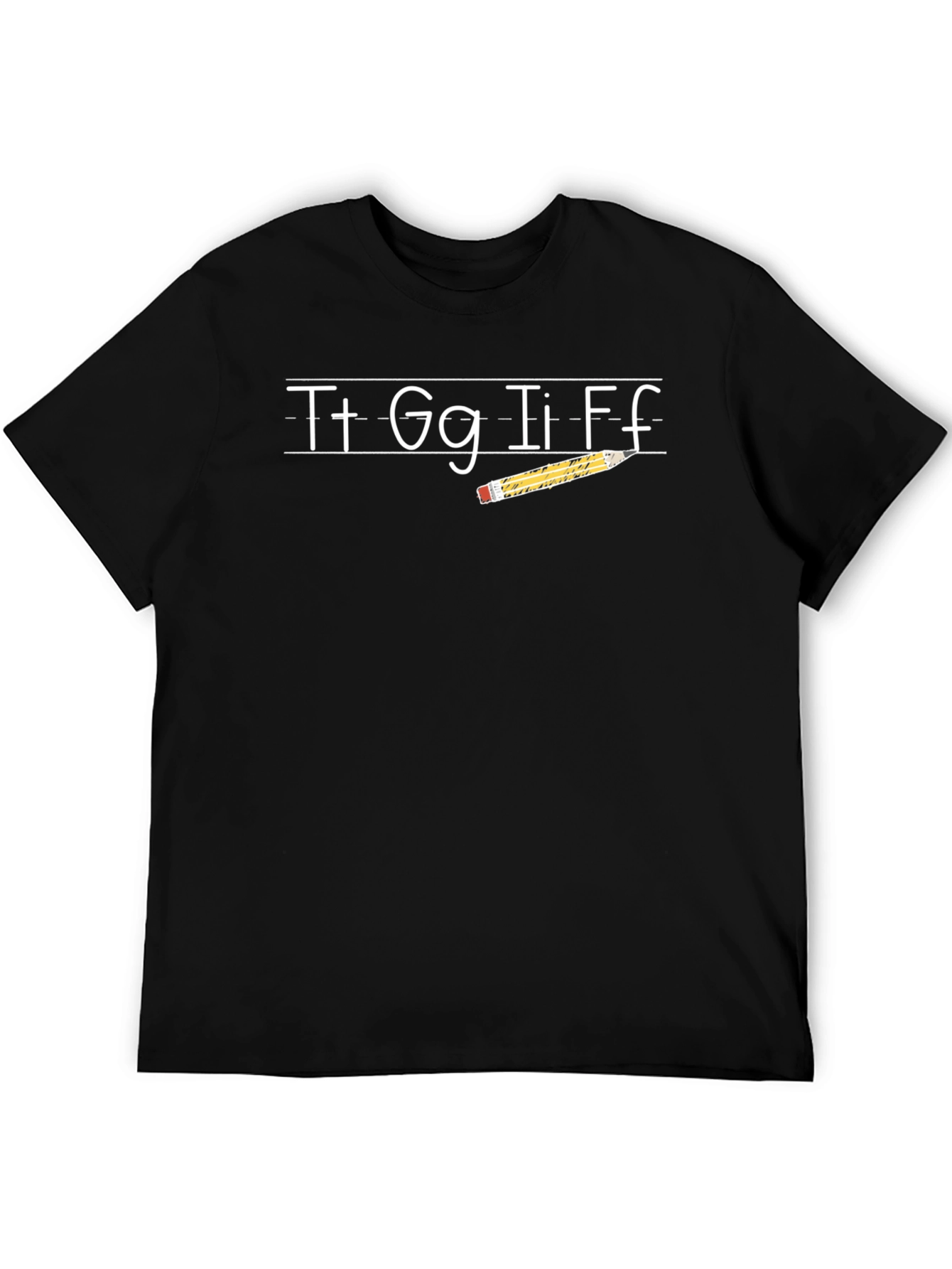 Teacher Alphabet Pencil T-Shirt