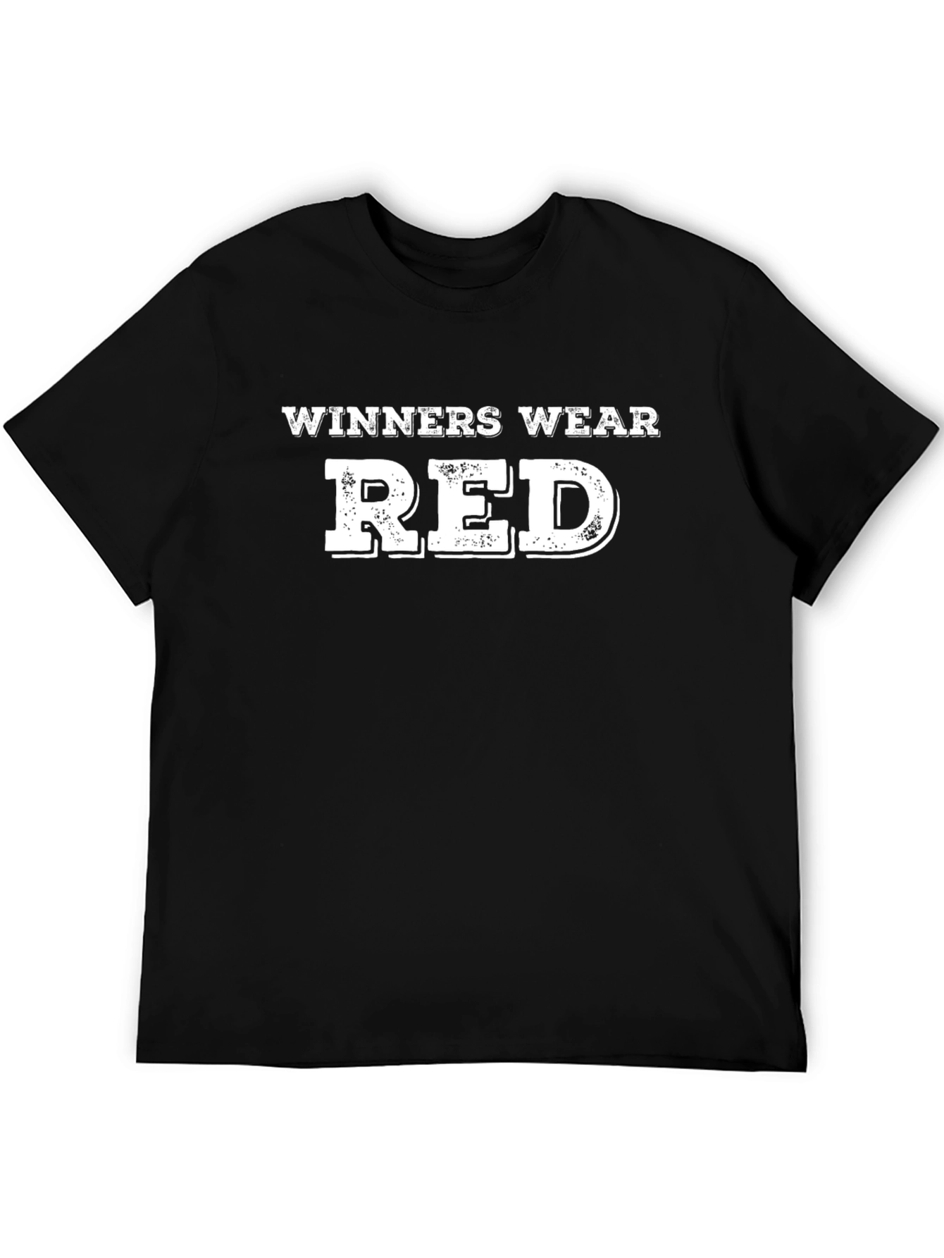Winners Wear Red Black T-Shirt - Statement Tee