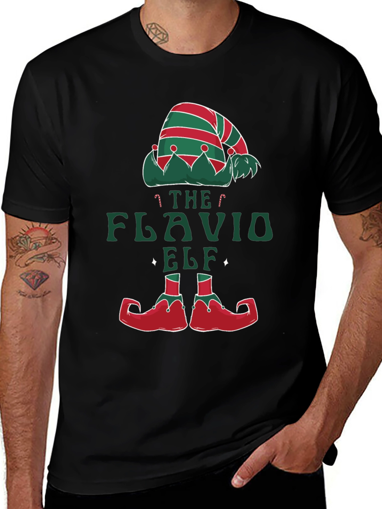 Funny The Flavio Elf Christmas T-Shirt
