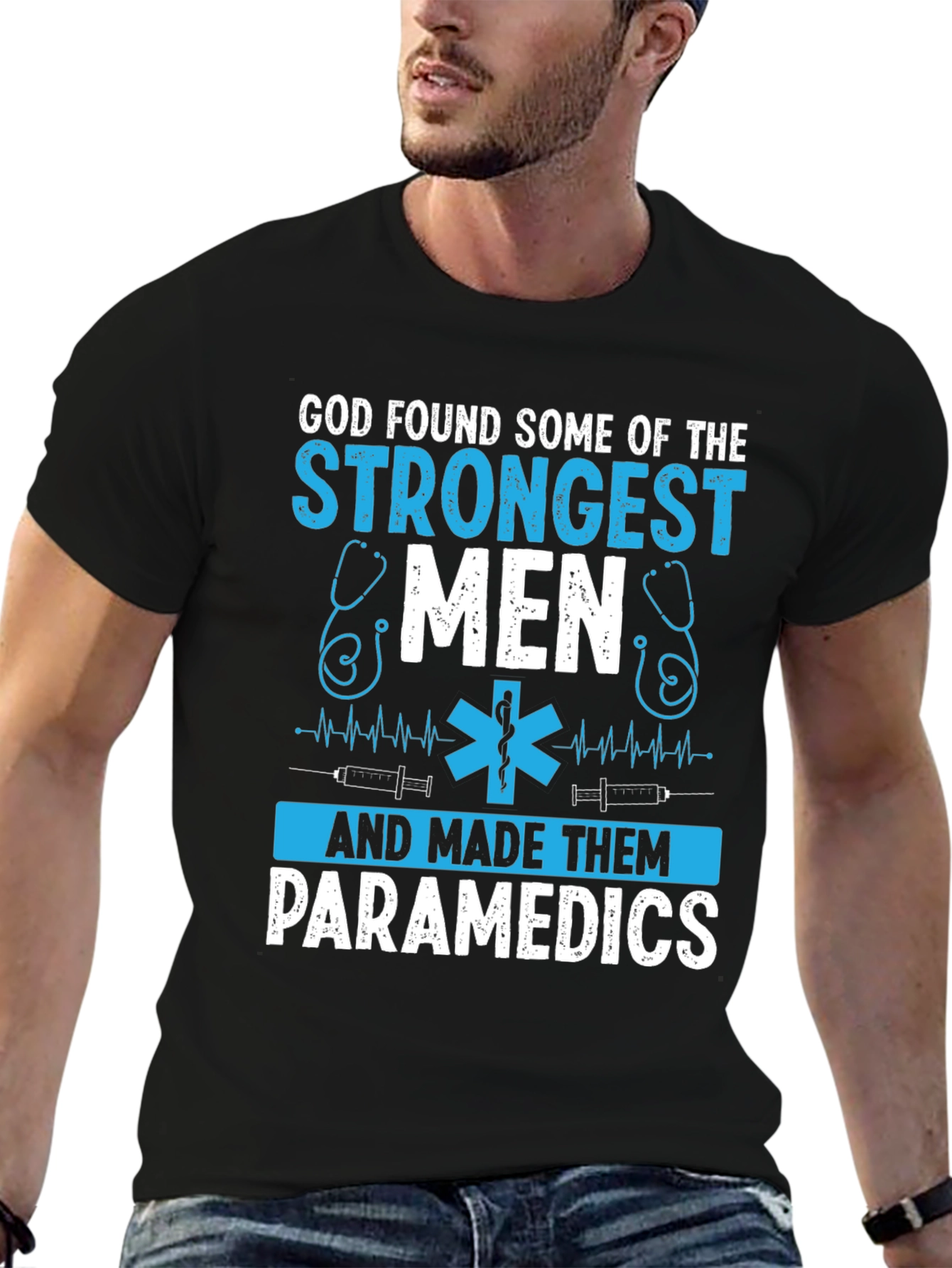 Paramedic Strongest Men Graphic T-Shirt