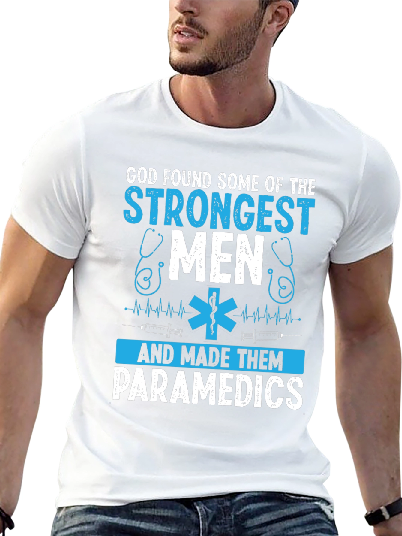 Paramedic Strongest Men Graphic T-Shirt