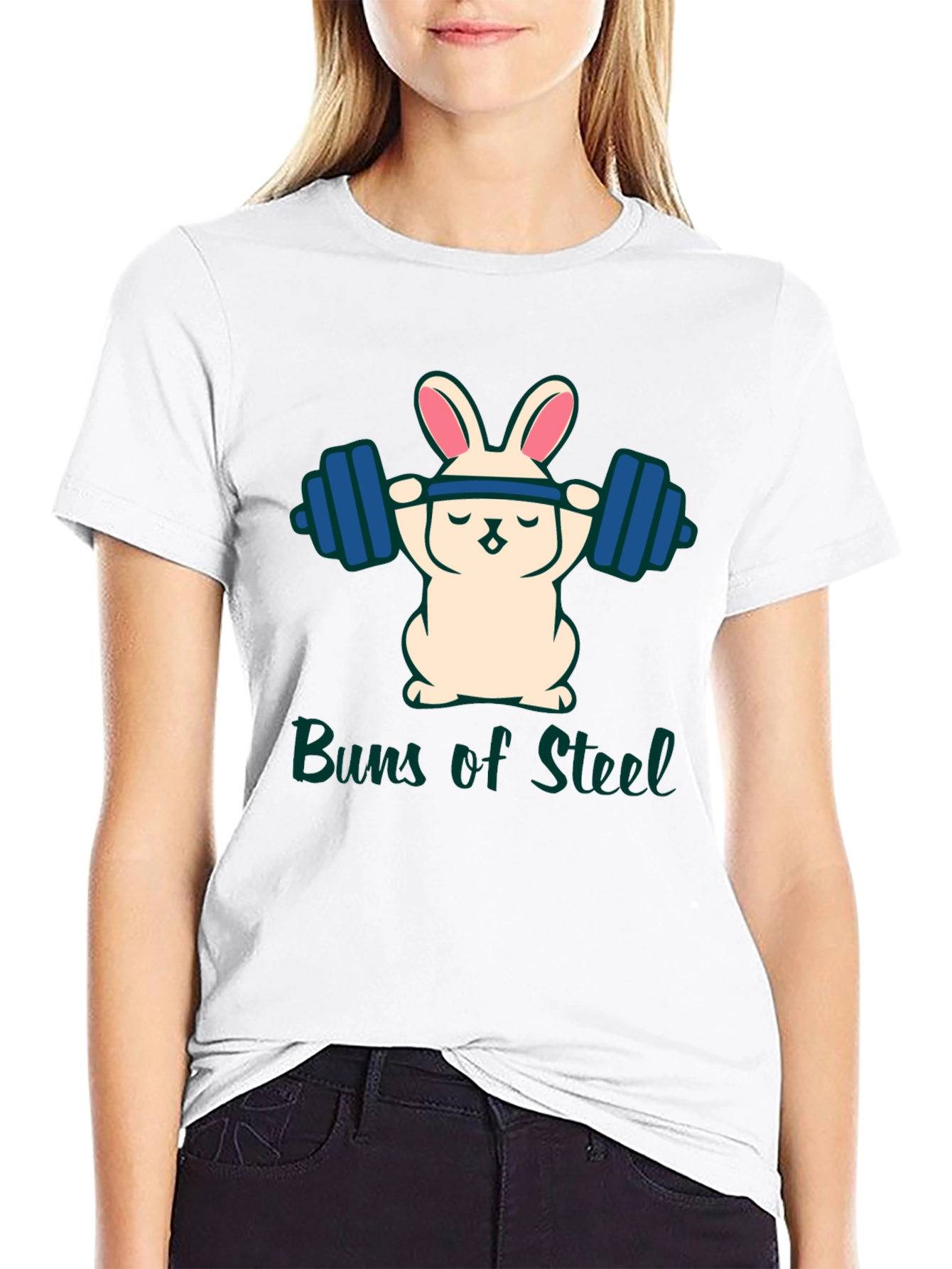Buns of Steel Bunny T-Shirt