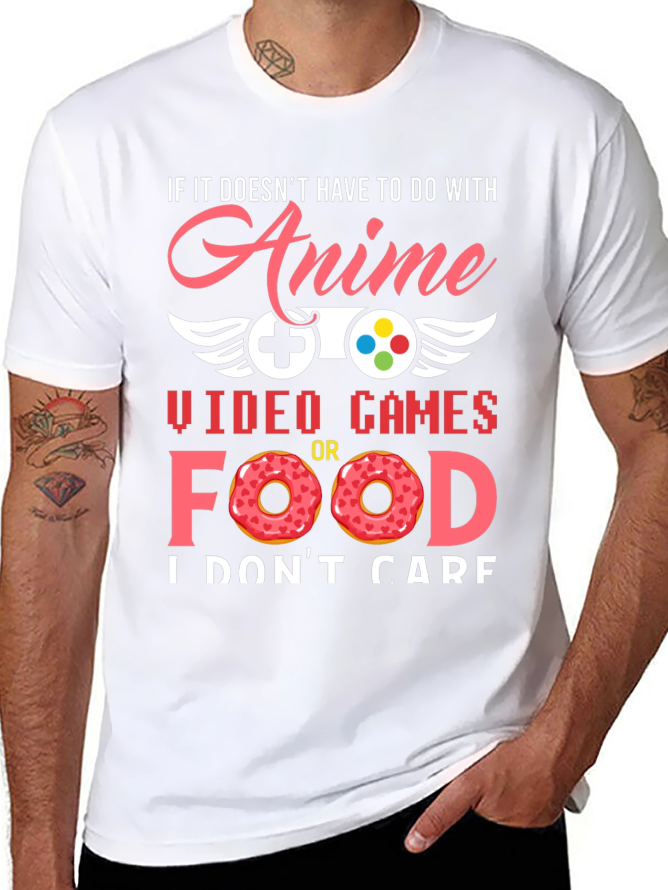 Anime Video Games Food T-Shirt