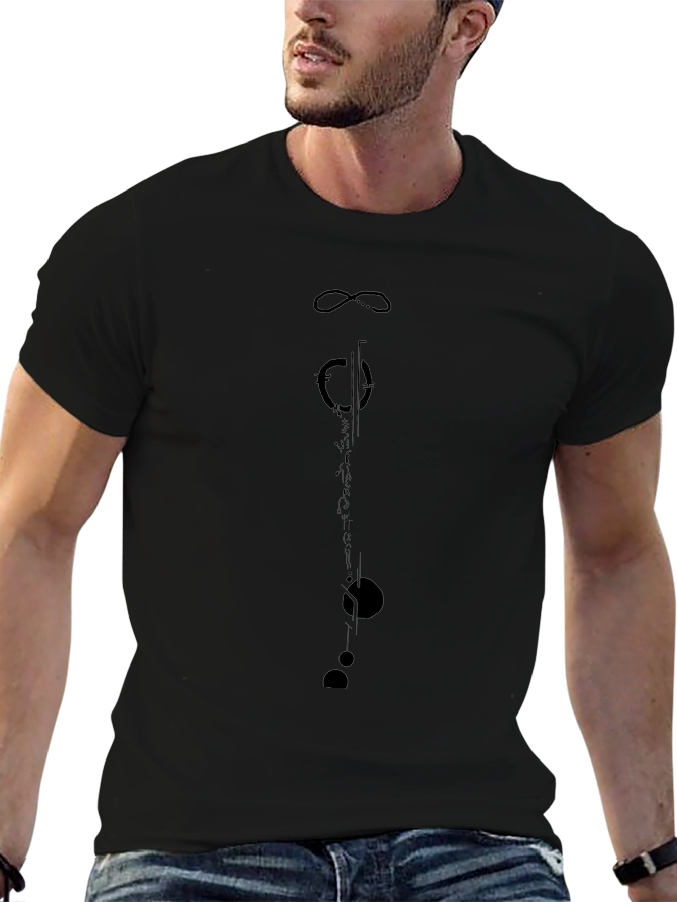 Modern Symbol Black T-Shirt