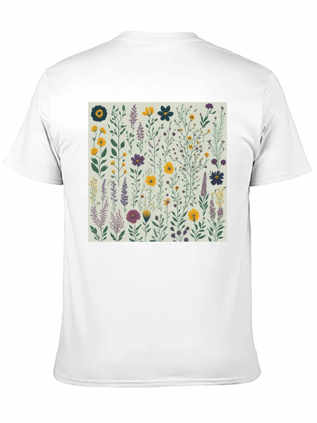 Floral Print Crew Neck T-Shirt