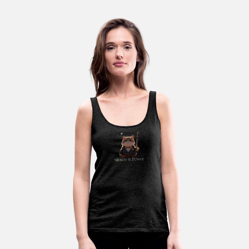 Elegant Cat Samurai with Sword and Quote